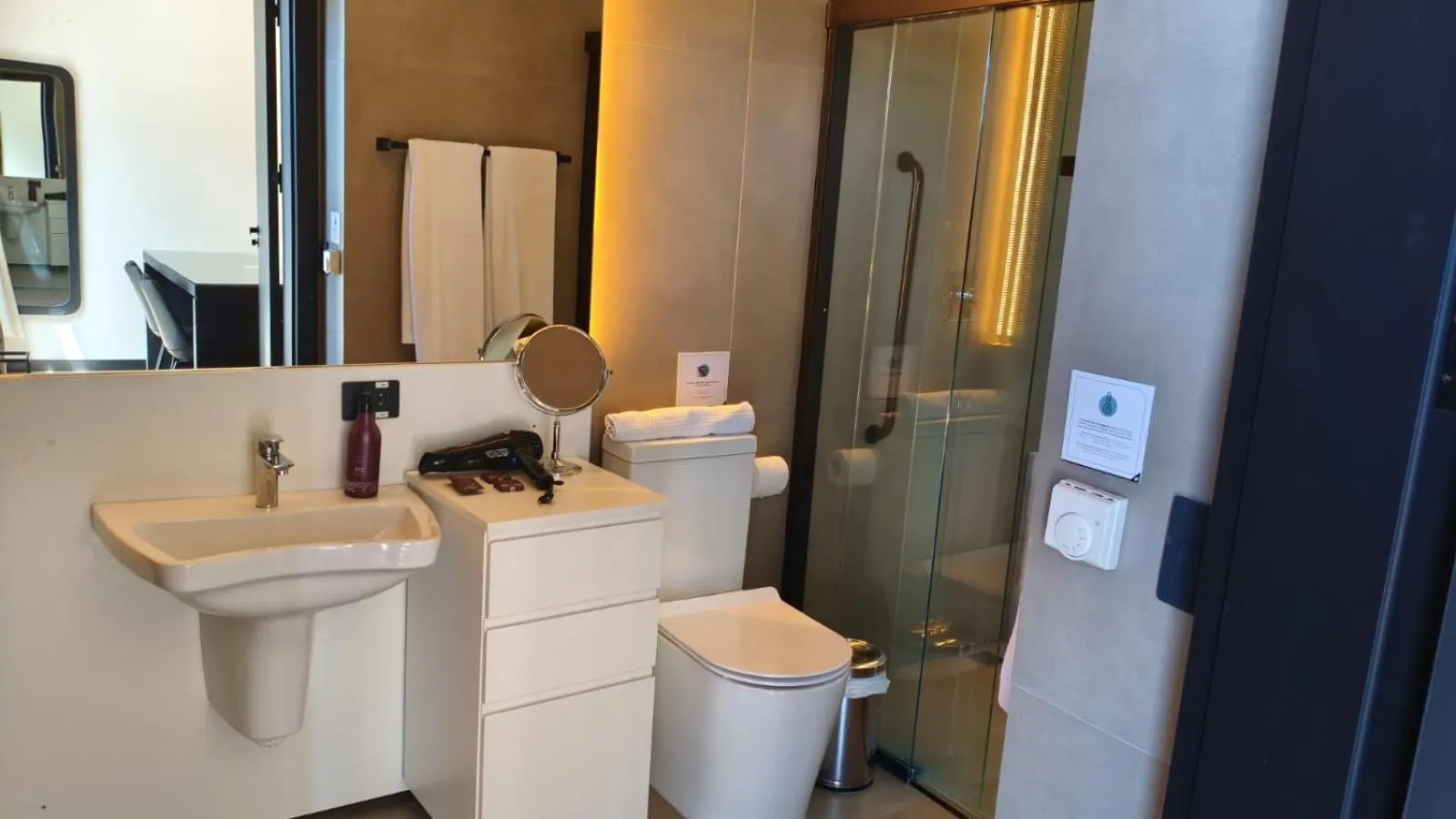 Bathroom in Hotel Boutique Vinícola Araucária by Slaviero Hotéis