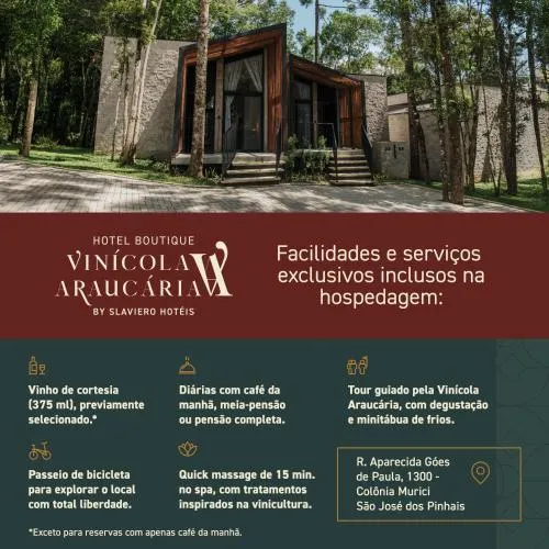 Property building in Hotel Boutique Vinícola Araucária by Slaviero Hotéis