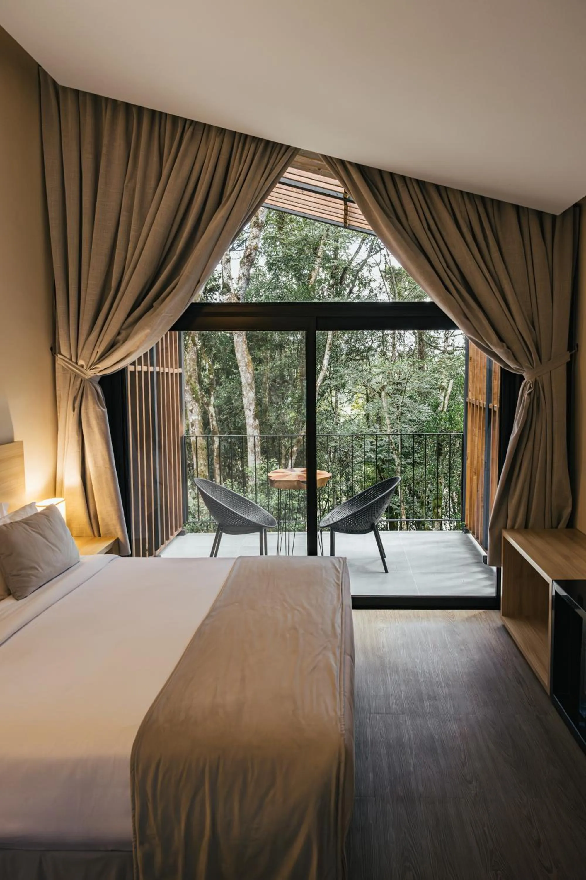 Bed in Hotel Boutique Vinícola Araucária by Slaviero Hotéis