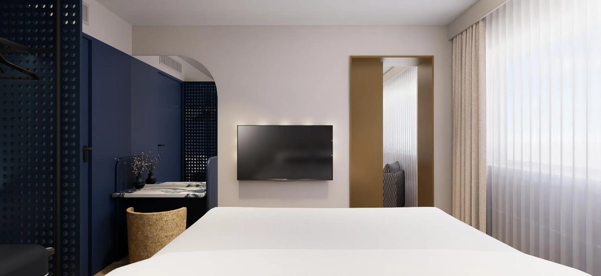 Bed in Mercure Hotel Den Haag Central