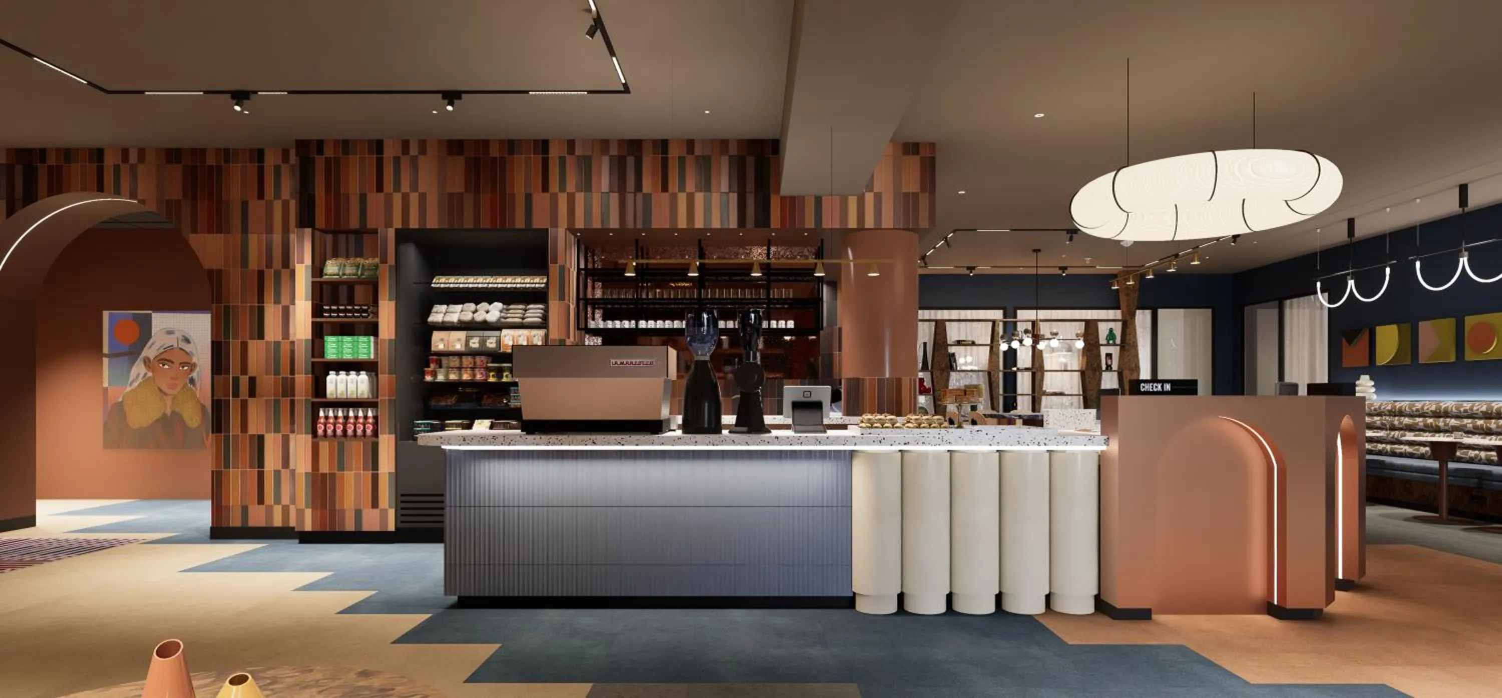 Lobby or reception in Mercure Hotel Den Haag Central