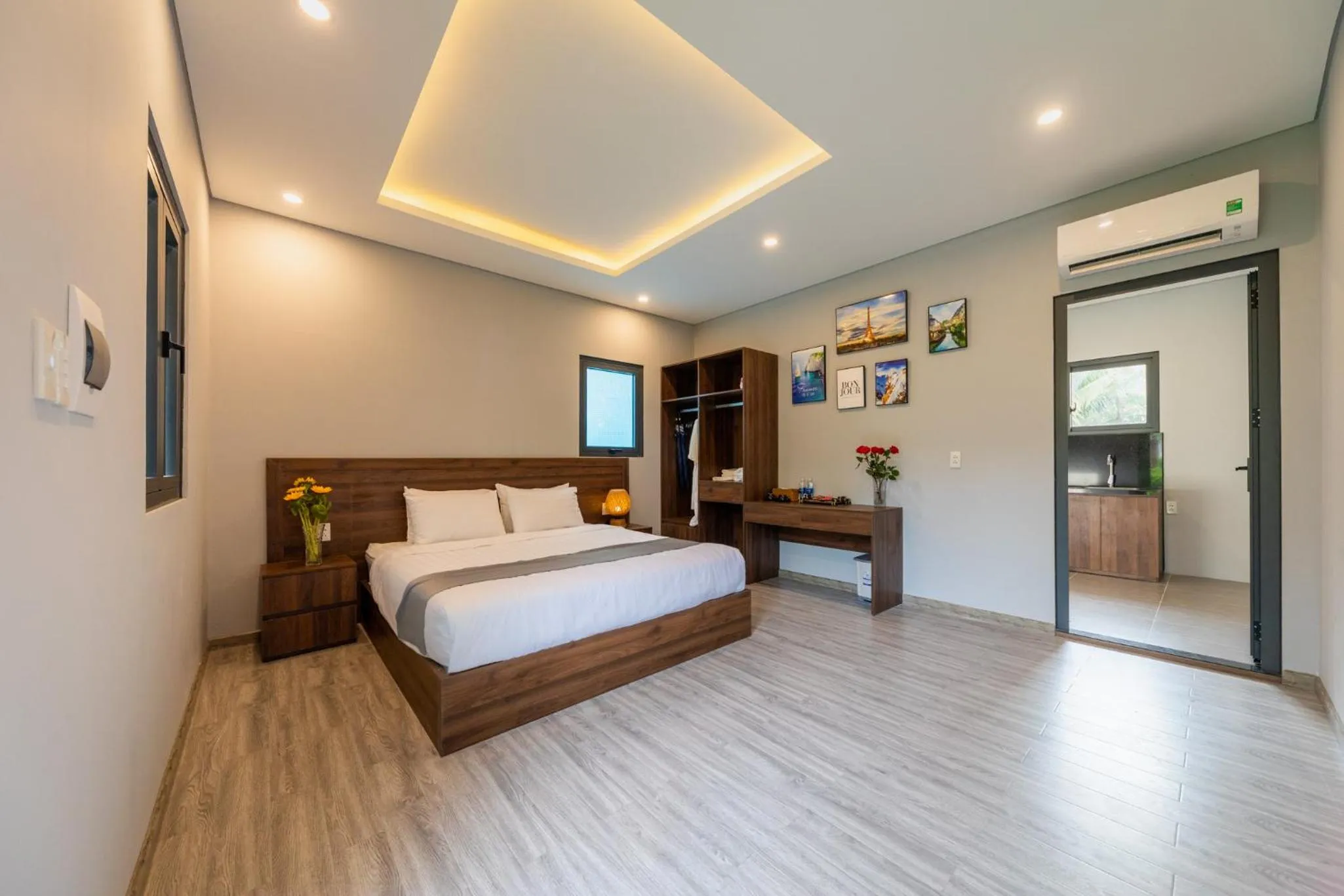 Bed in Emerald Garden Retreat