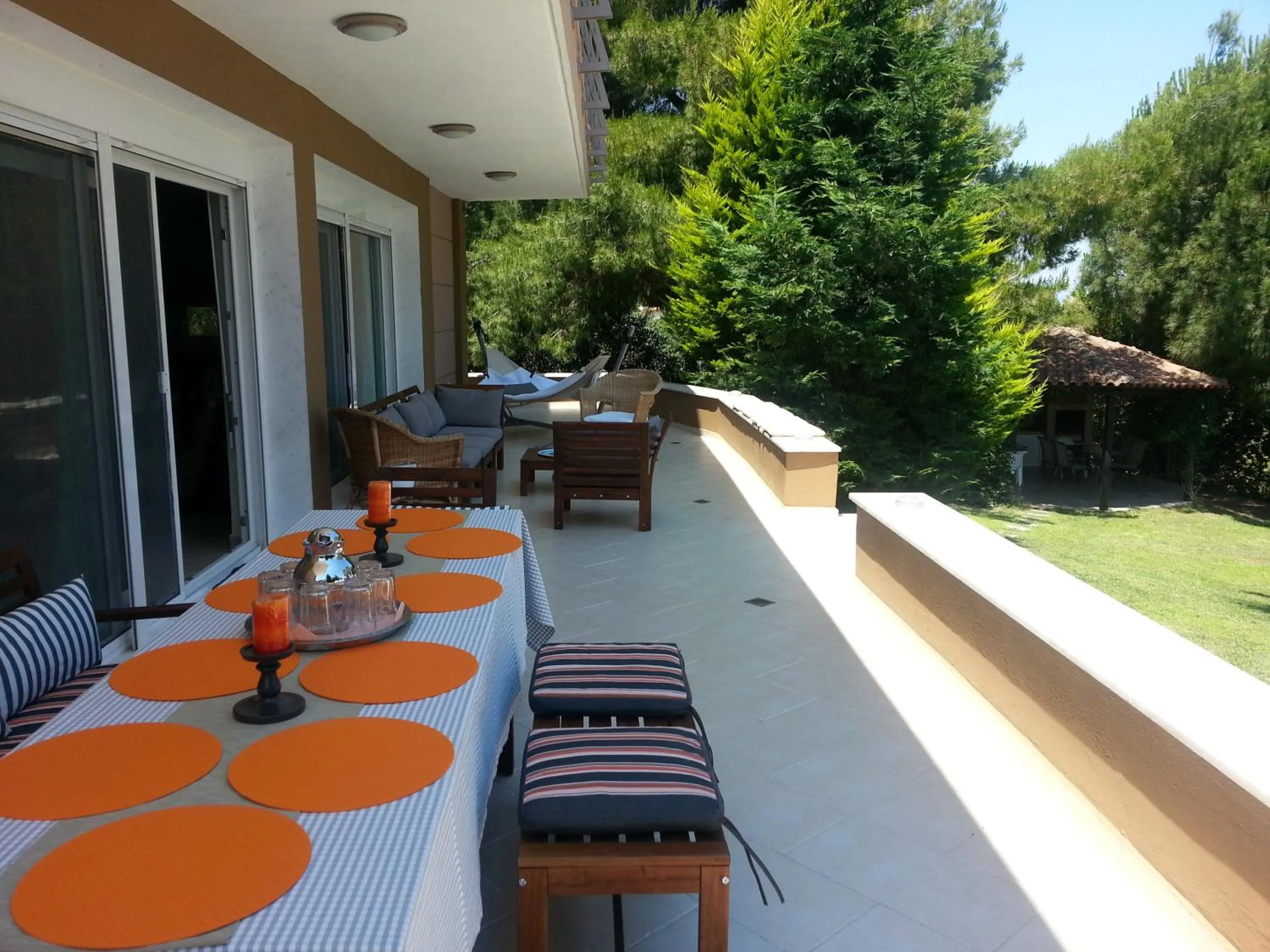 Garden in Villa Anna Maria Kriopigi Private Pool & Sea View 5 Bedrooms