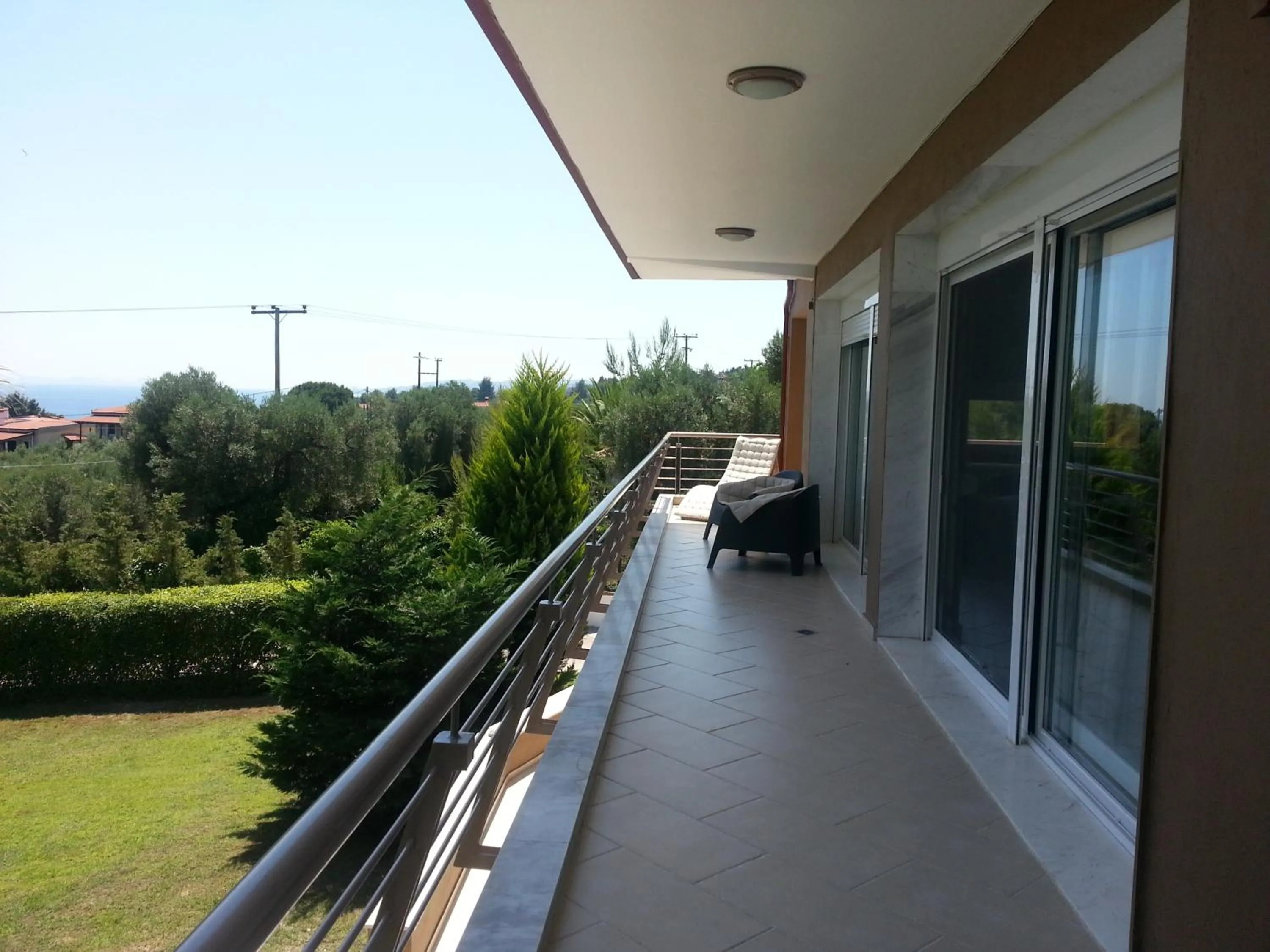 Balcony/Terrace in Villa Anna Maria Kriopigi Private Pool & Sea View 5 Bedrooms