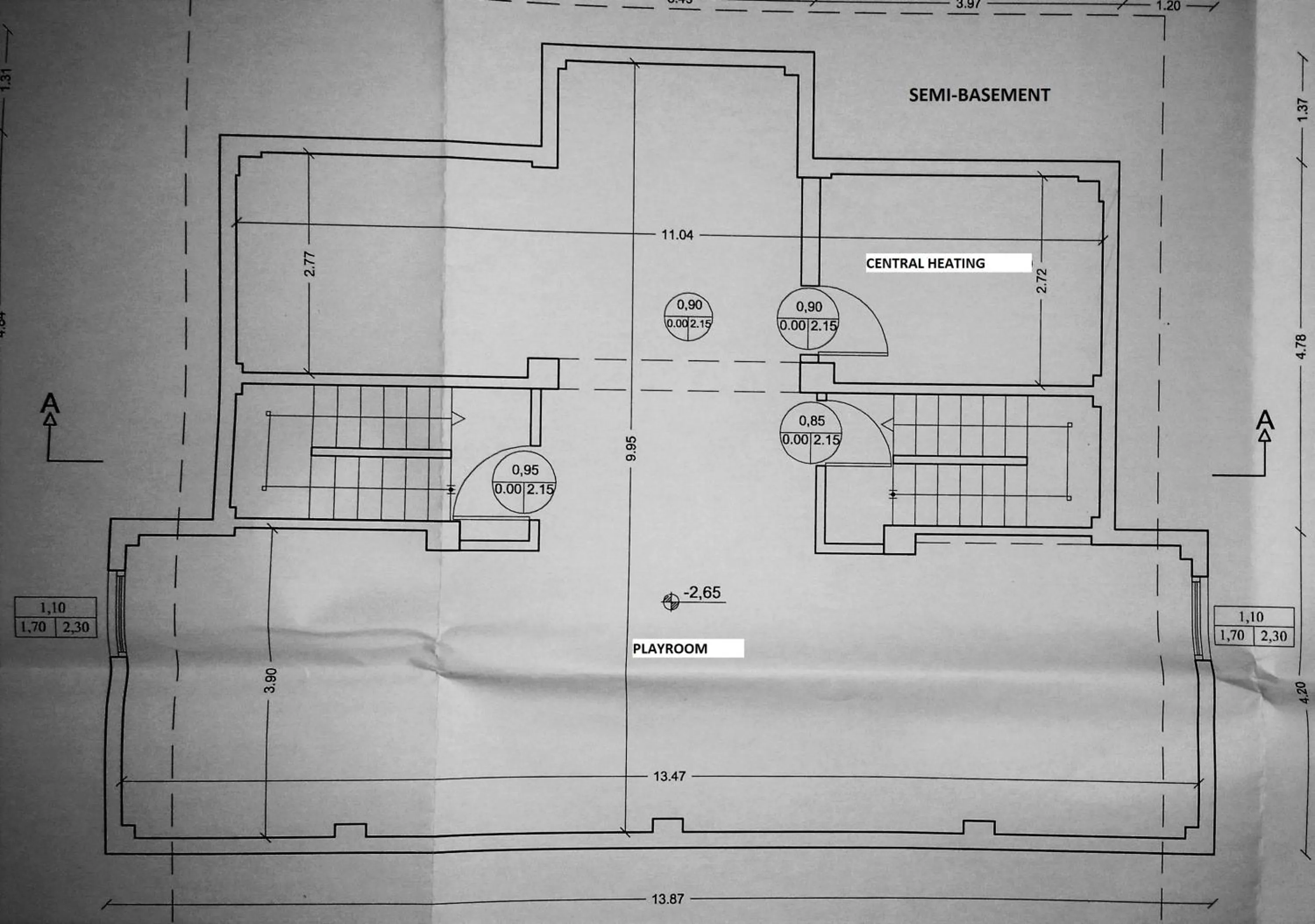Floor plan in Villa Anna Maria Kriopigi Private Pool & Sea View 5 Bedrooms