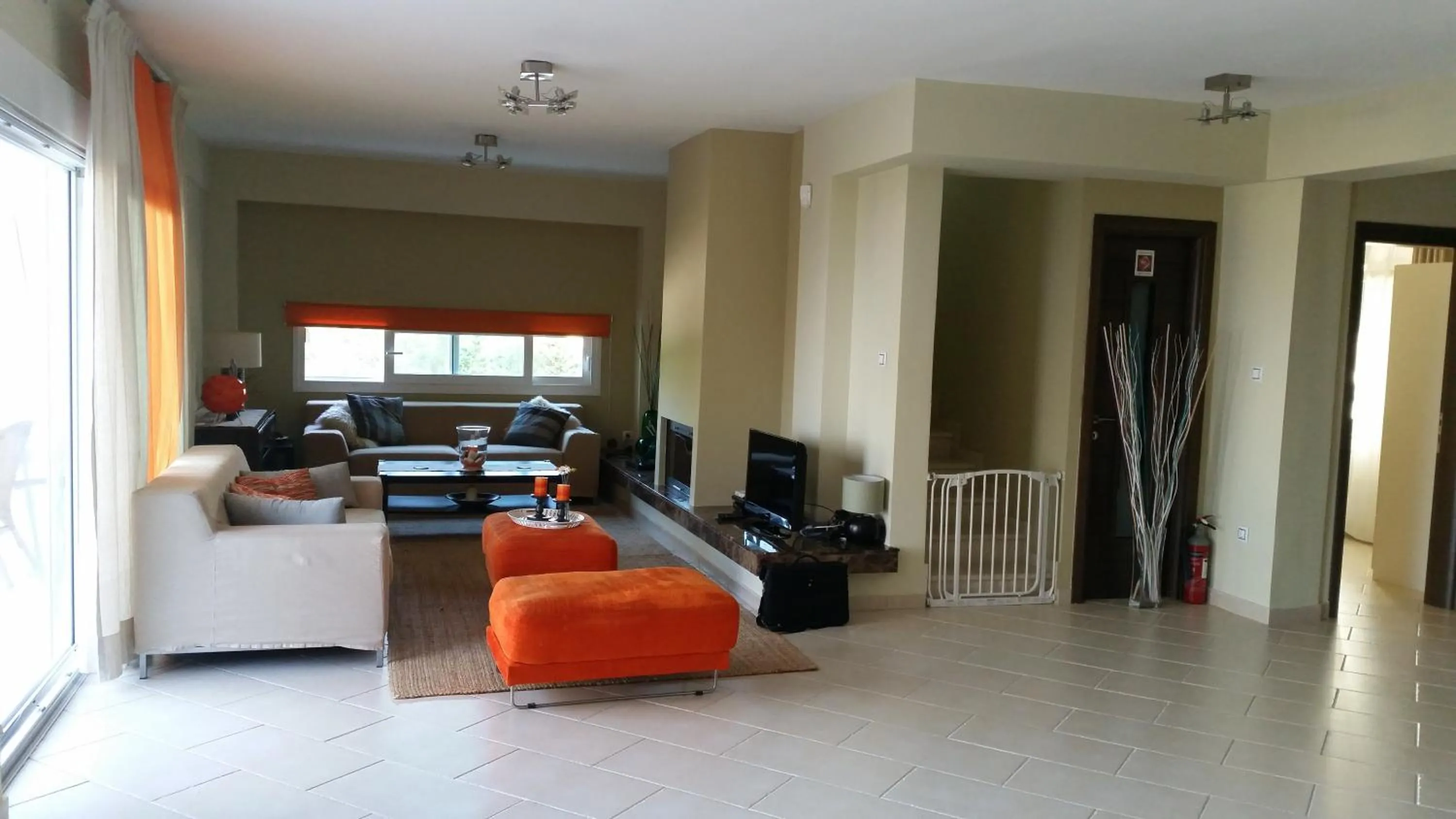 TV and multimedia in Villa Anna Maria Kriopigi Private Pool & Sea View 5 Bedrooms