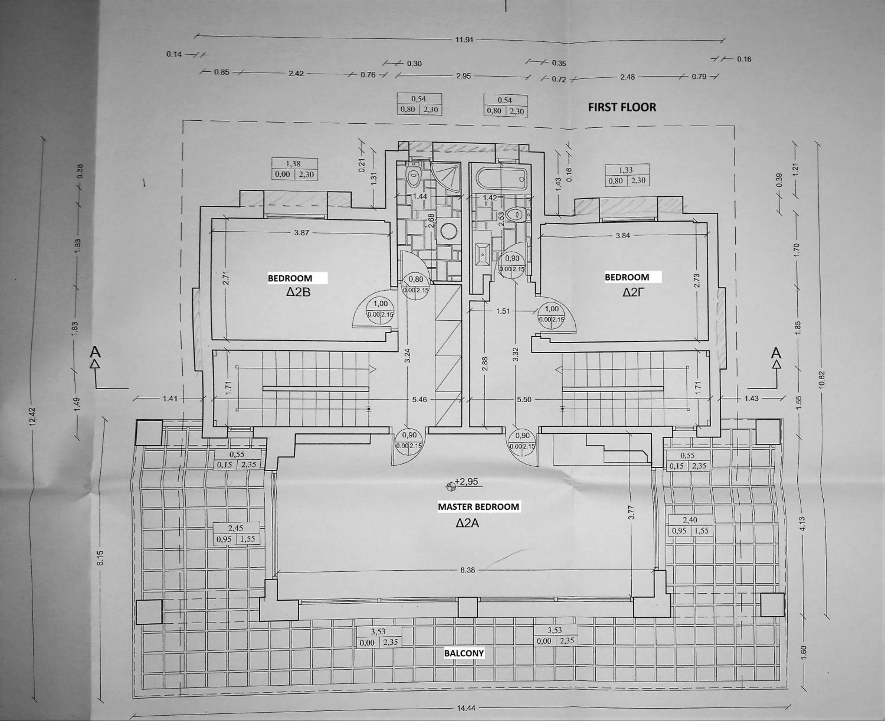 Floor plan in Villa Anna Maria Kriopigi Private Pool & Sea View 5 Bedrooms