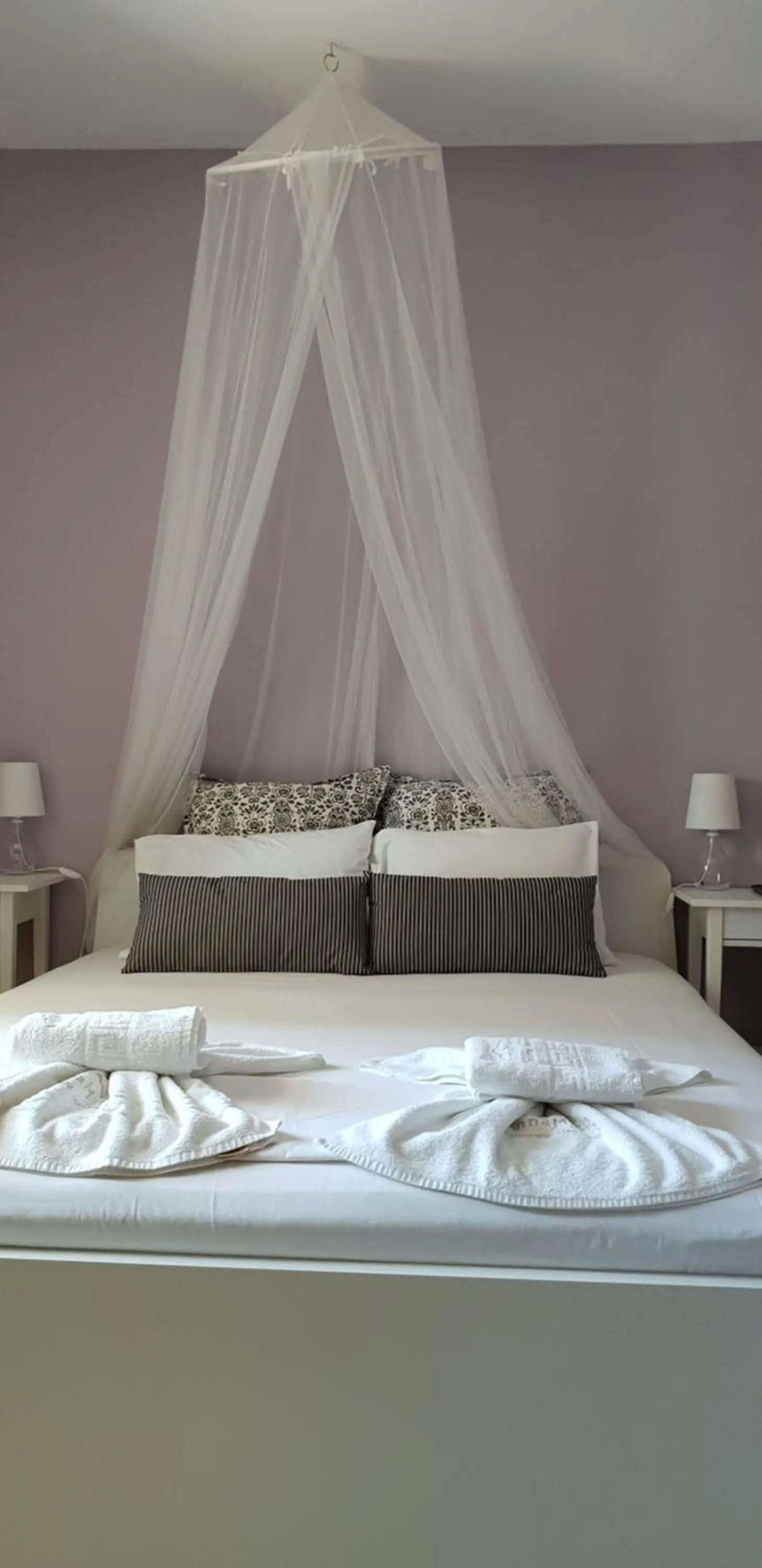 Bed in Villa Anna Maria Kriopigi Private Pool & Sea View 5 Bedrooms