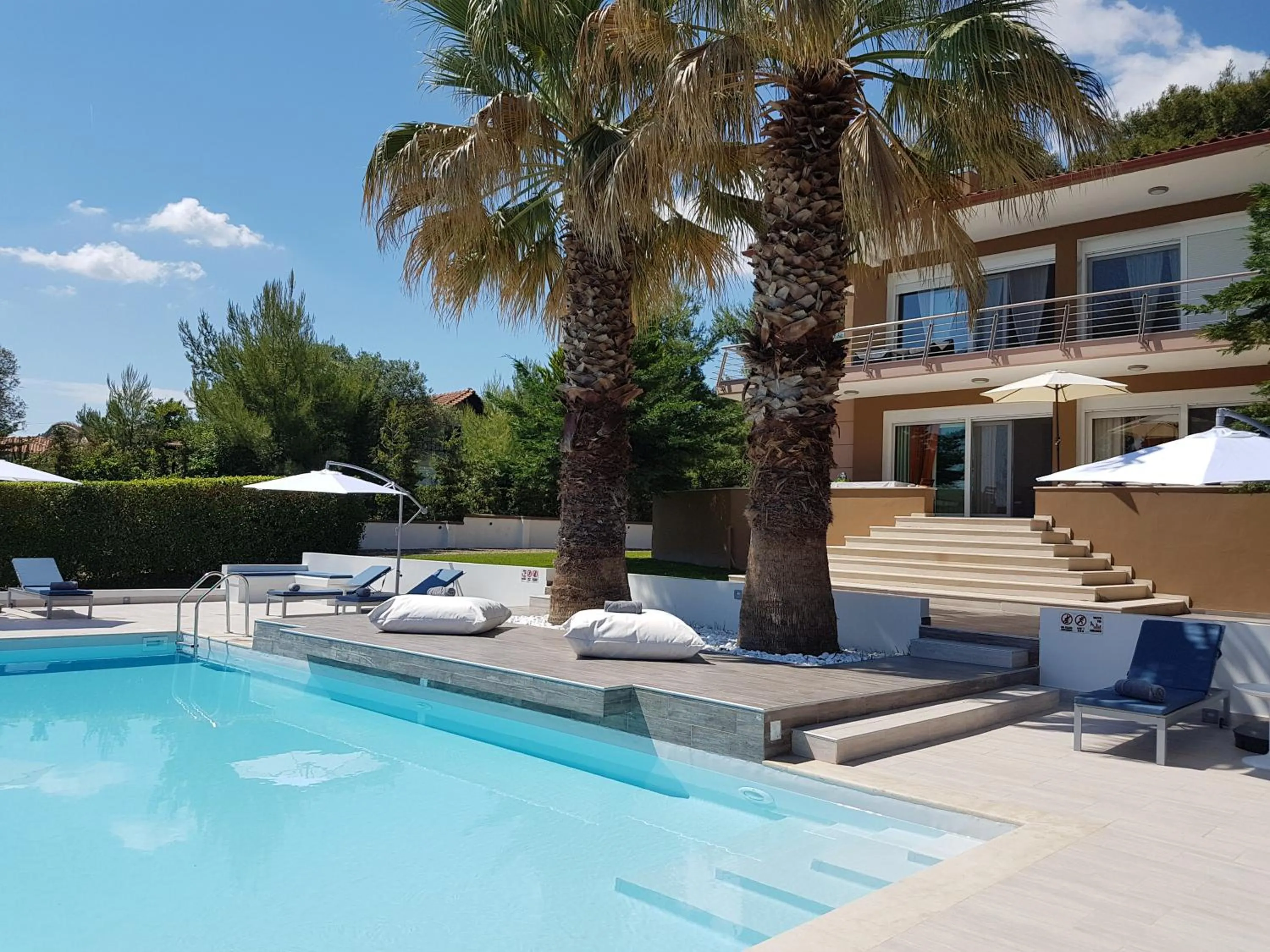 Garden in Villa Anna Maria Kriopigi Private Pool & Sea View 5 Bedrooms