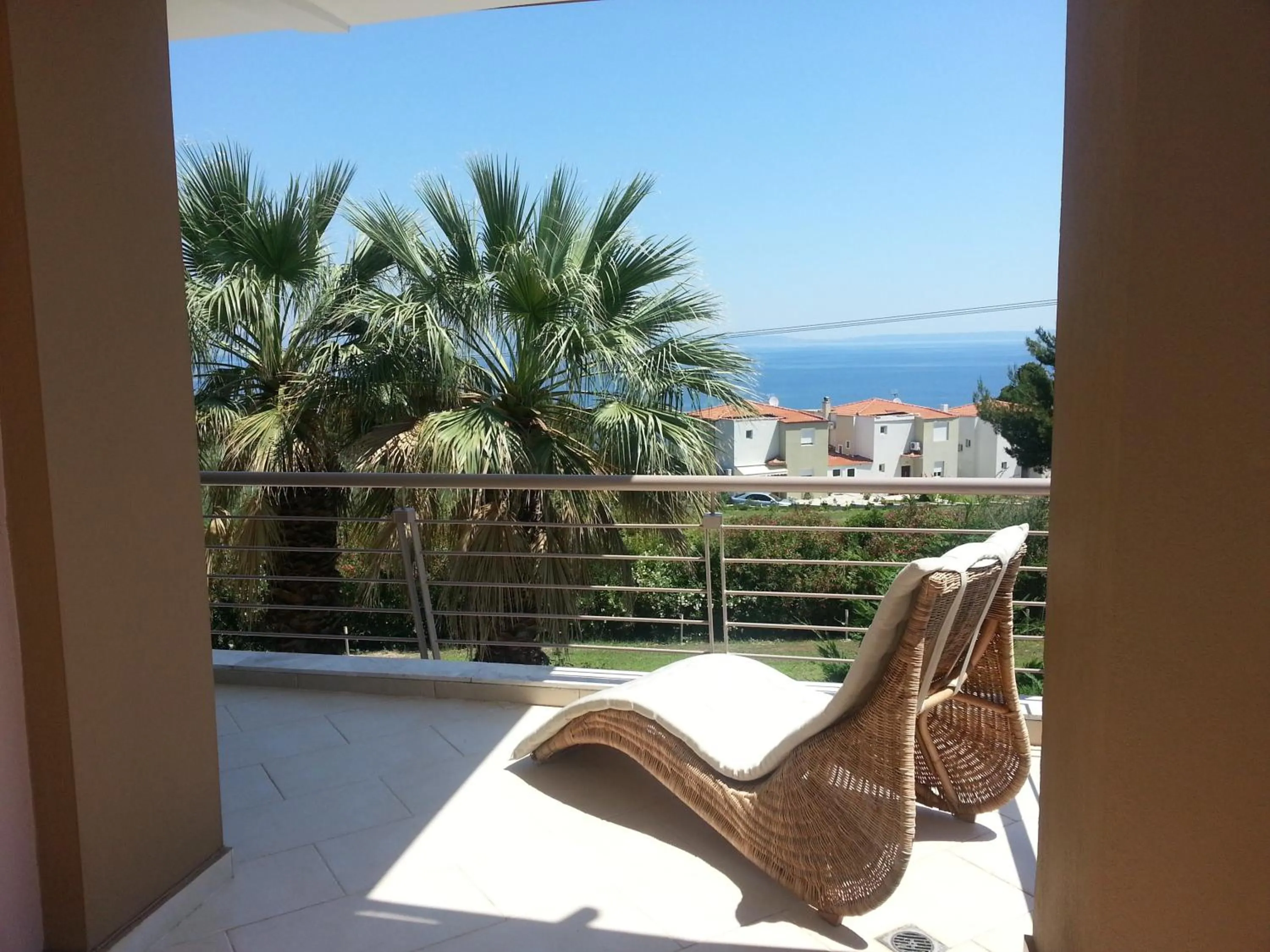 Balcony/Terrace in Villa Anna Maria Kriopigi Private Pool & Sea View 5 Bedrooms
