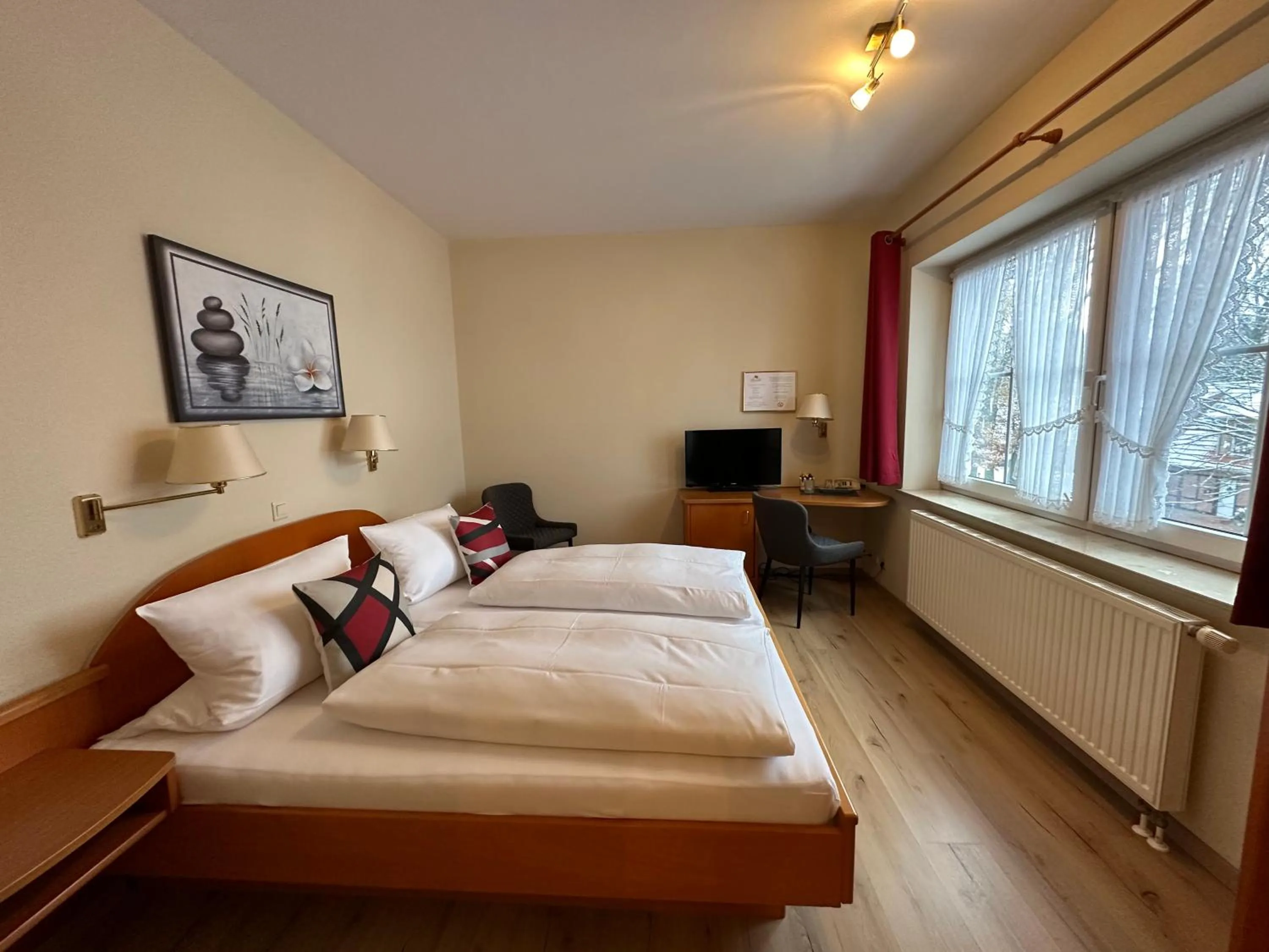 Bed in Landhotel Vessens Hoff