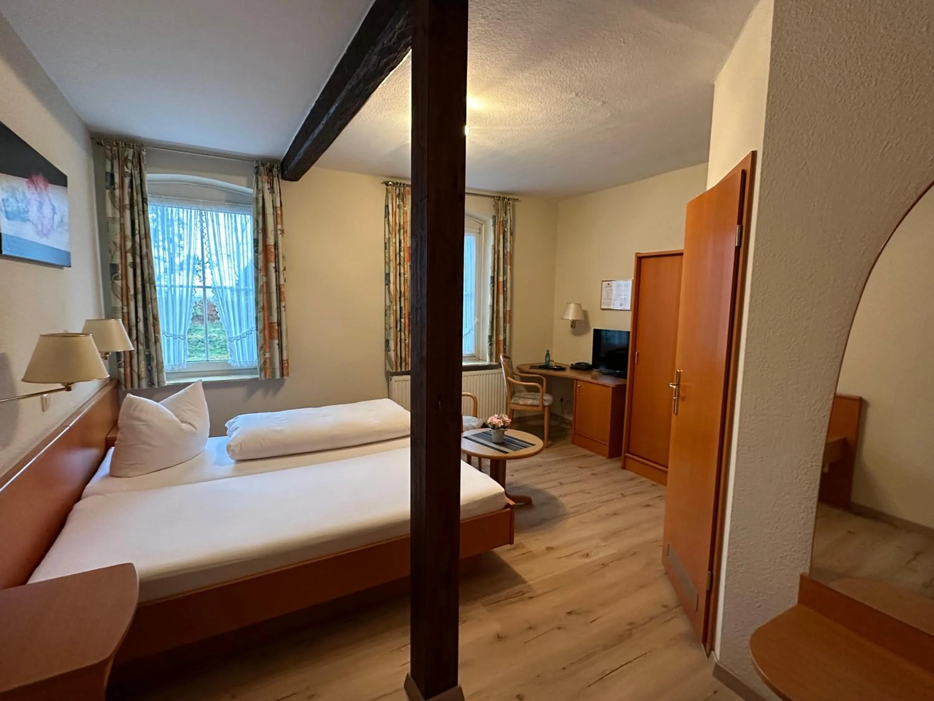 Bed in Landhotel Vessens Hoff