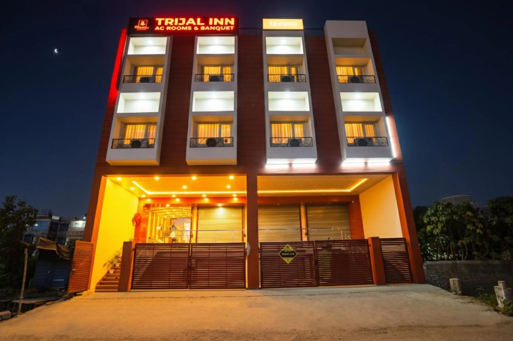 Property building in FabHotel Trijal Inn