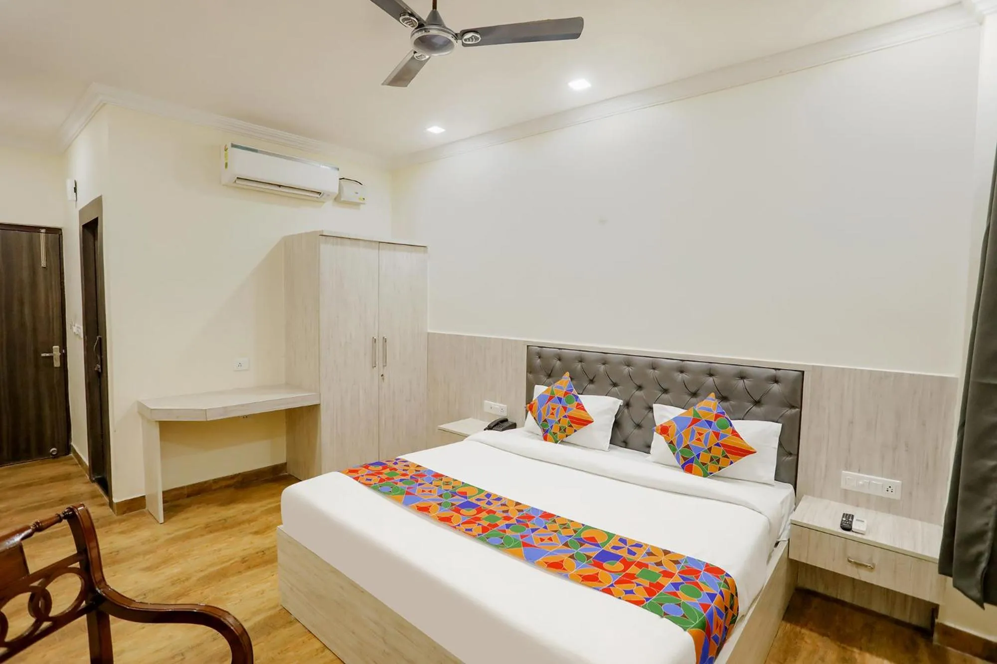 Photo of the whole room, Bed in FabHotel Trijal Inn