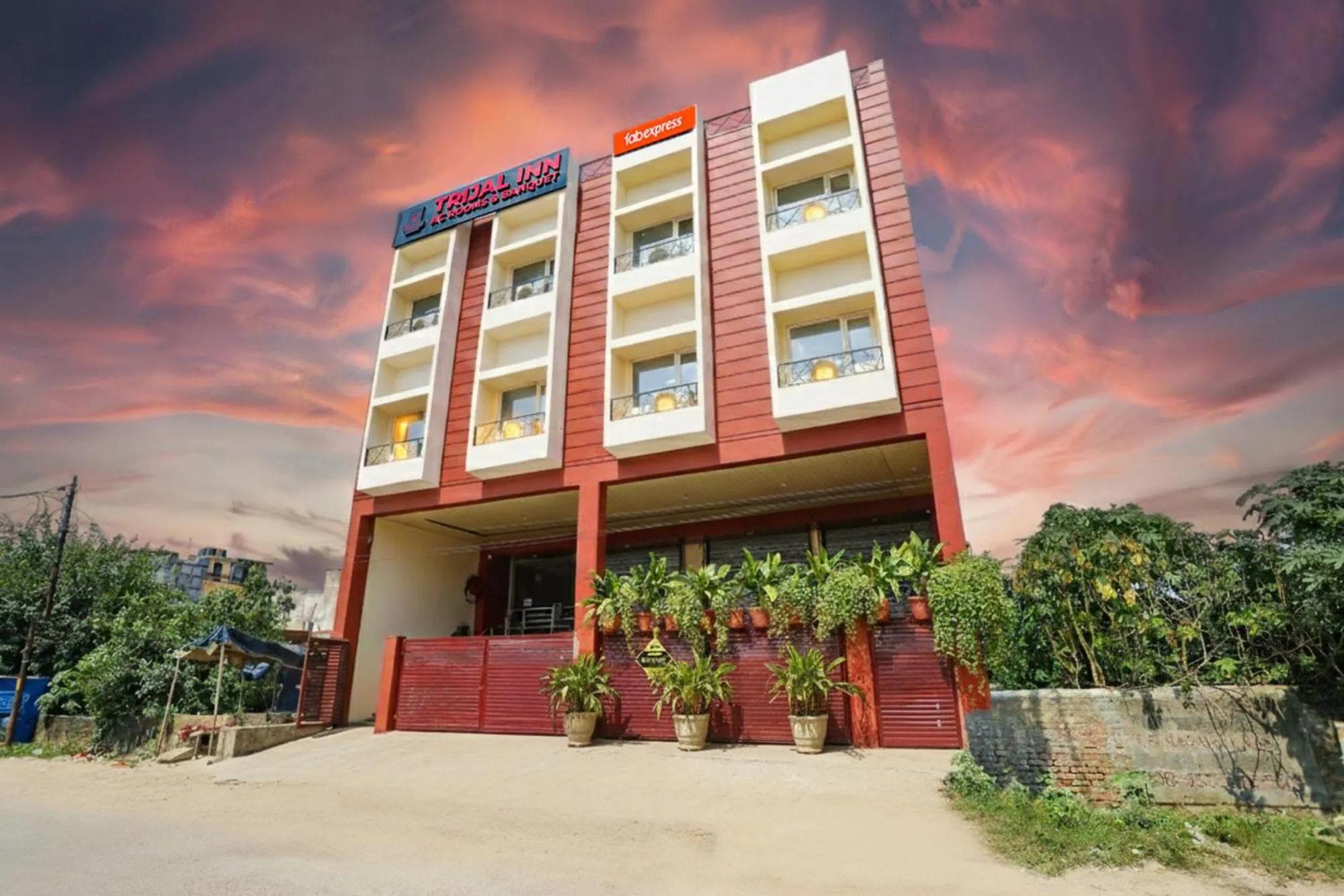 Property building in FabHotel Trijal Inn
