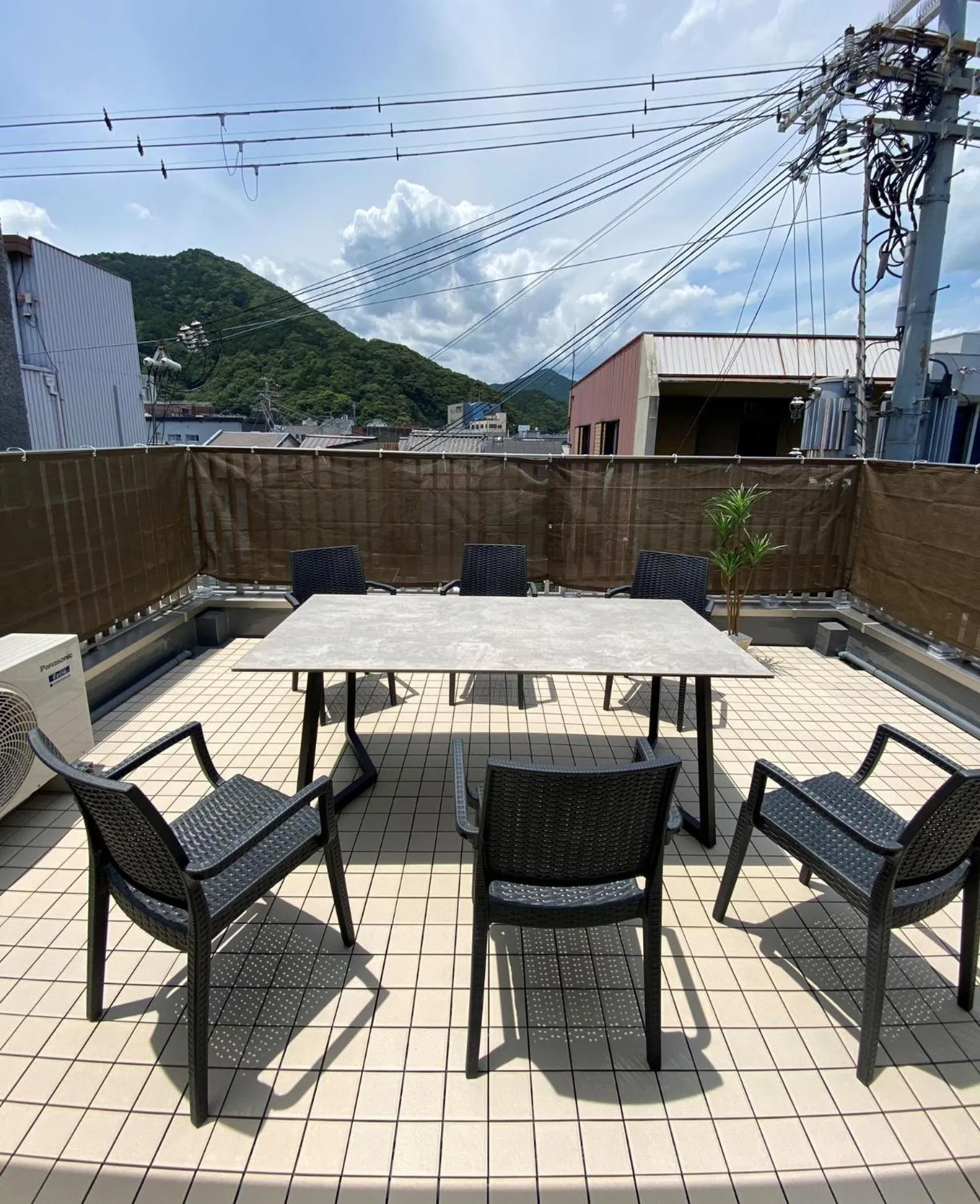 Balcony/Terrace in AJITO Hostel & CafeBar
