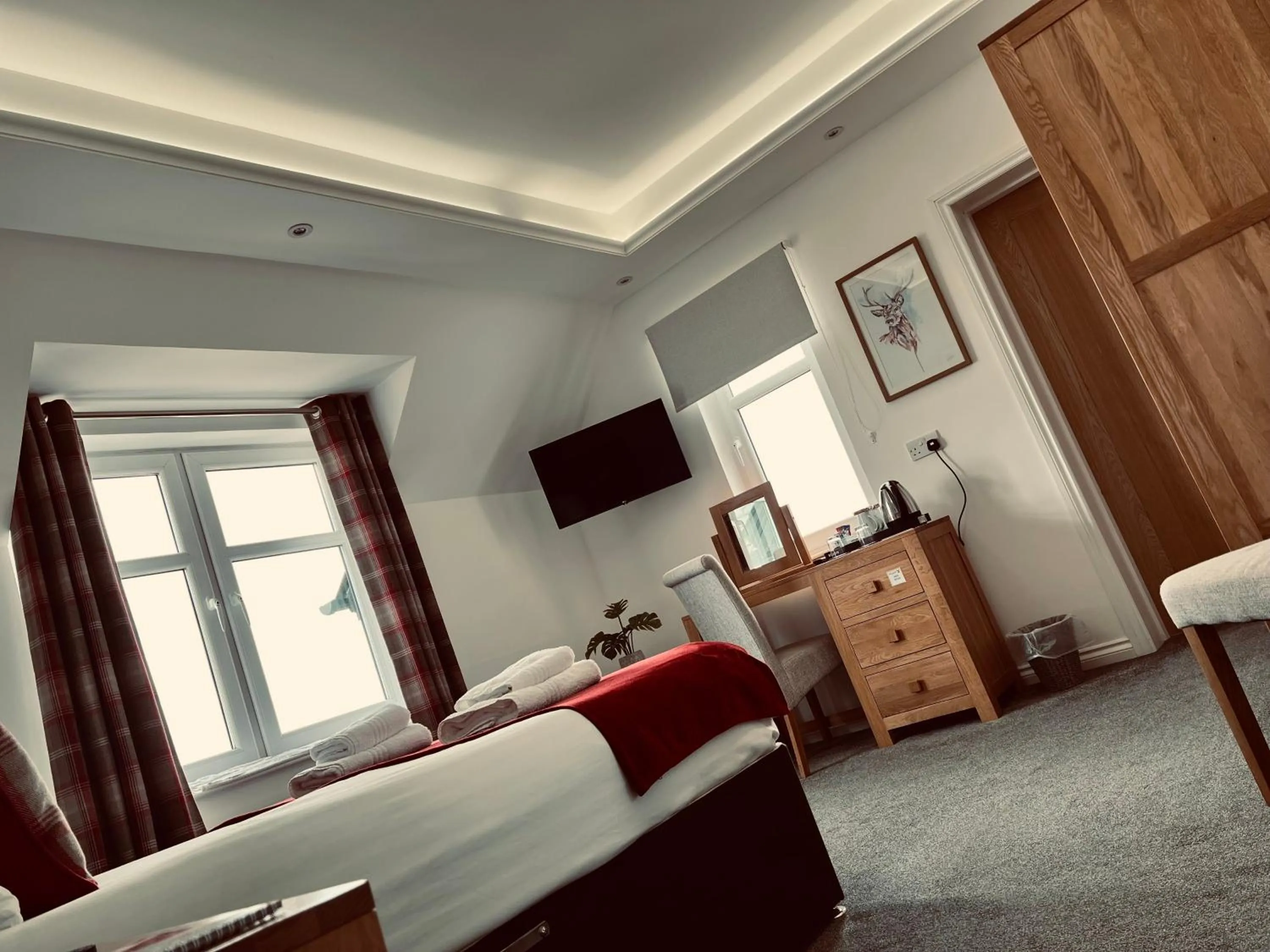 Bedroom, Bed in Bettyhill Hotel