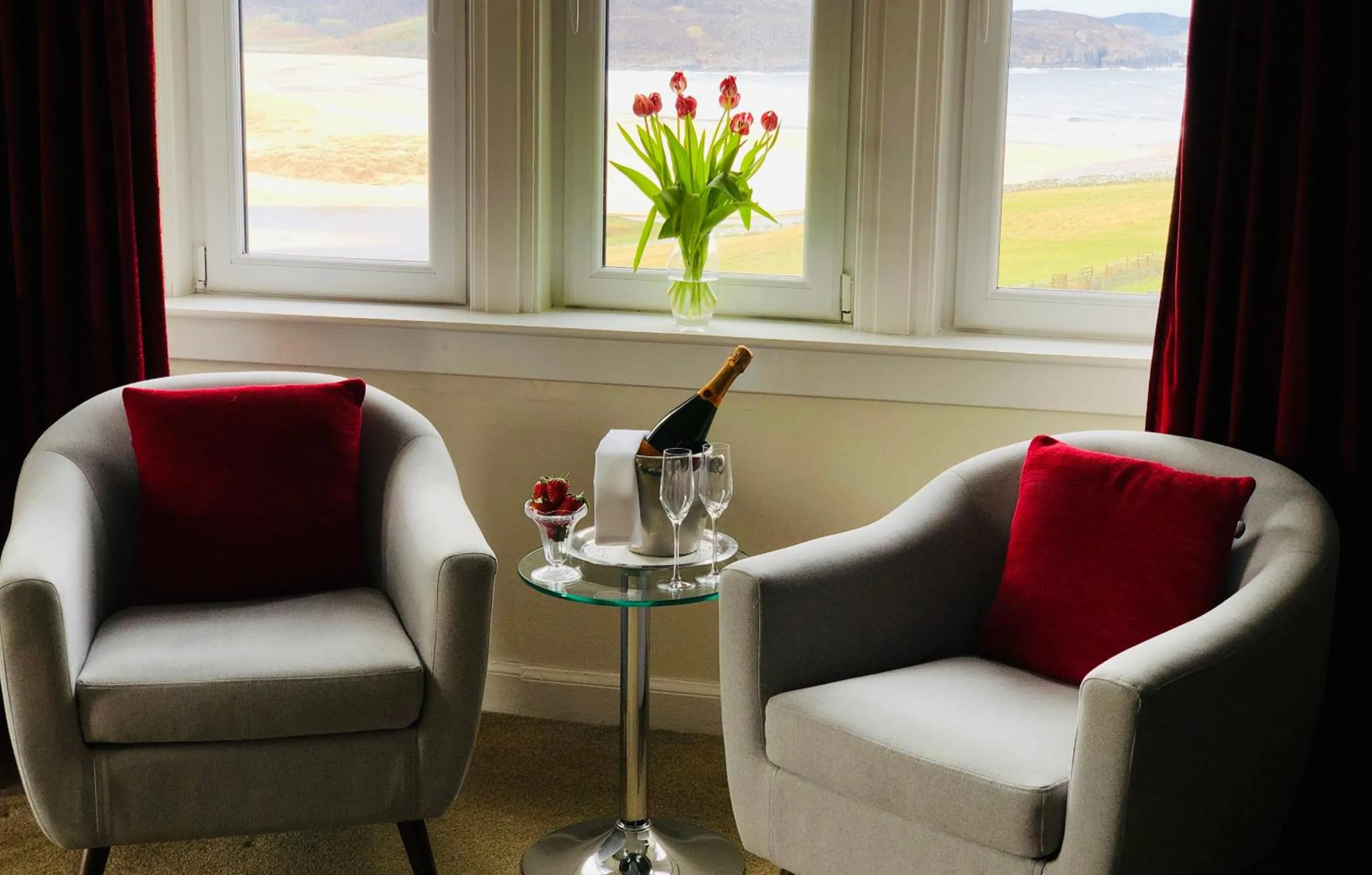 Seating area in Bettyhill Hotel