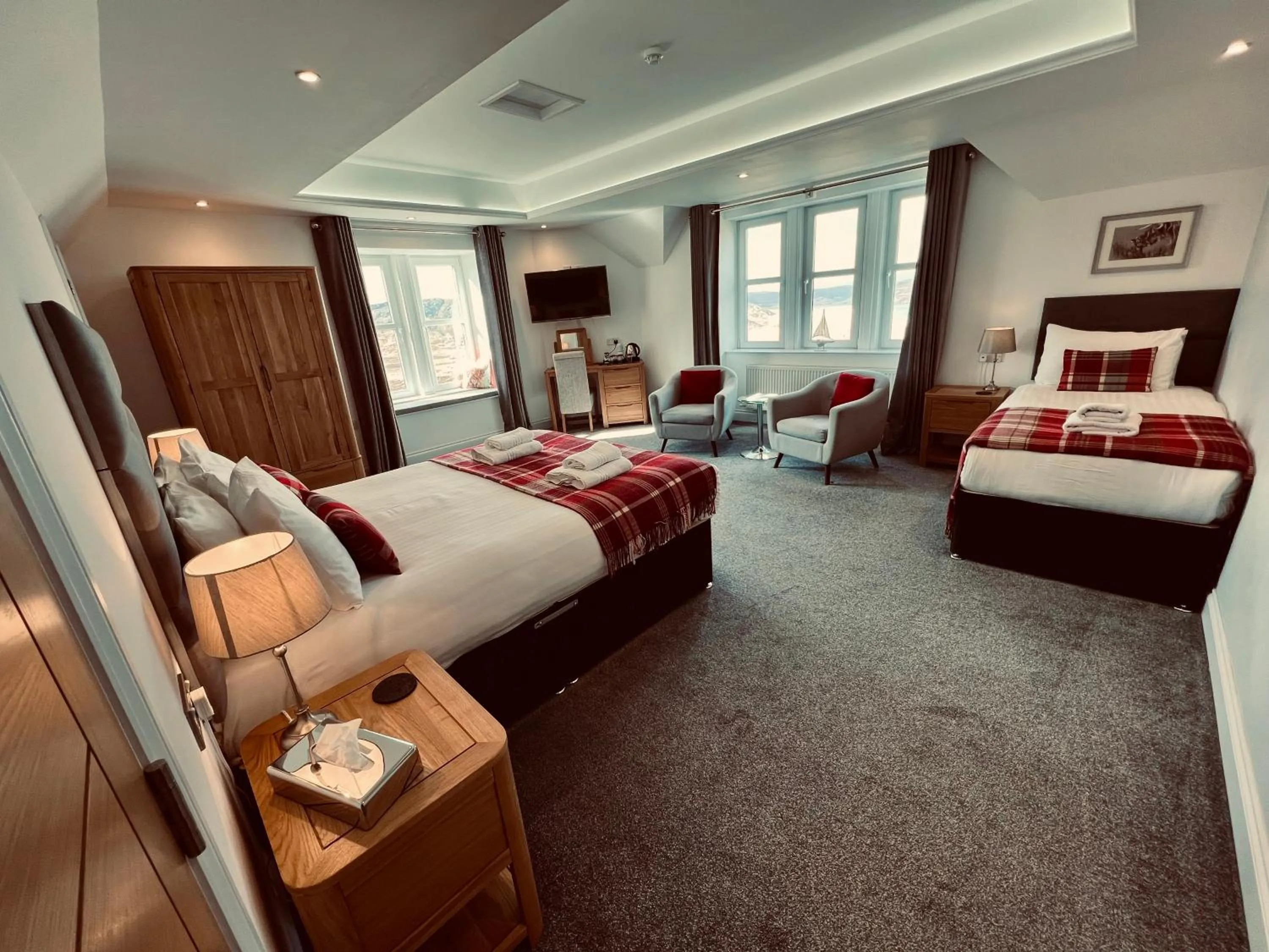 Bedroom, Bed in Bettyhill Hotel