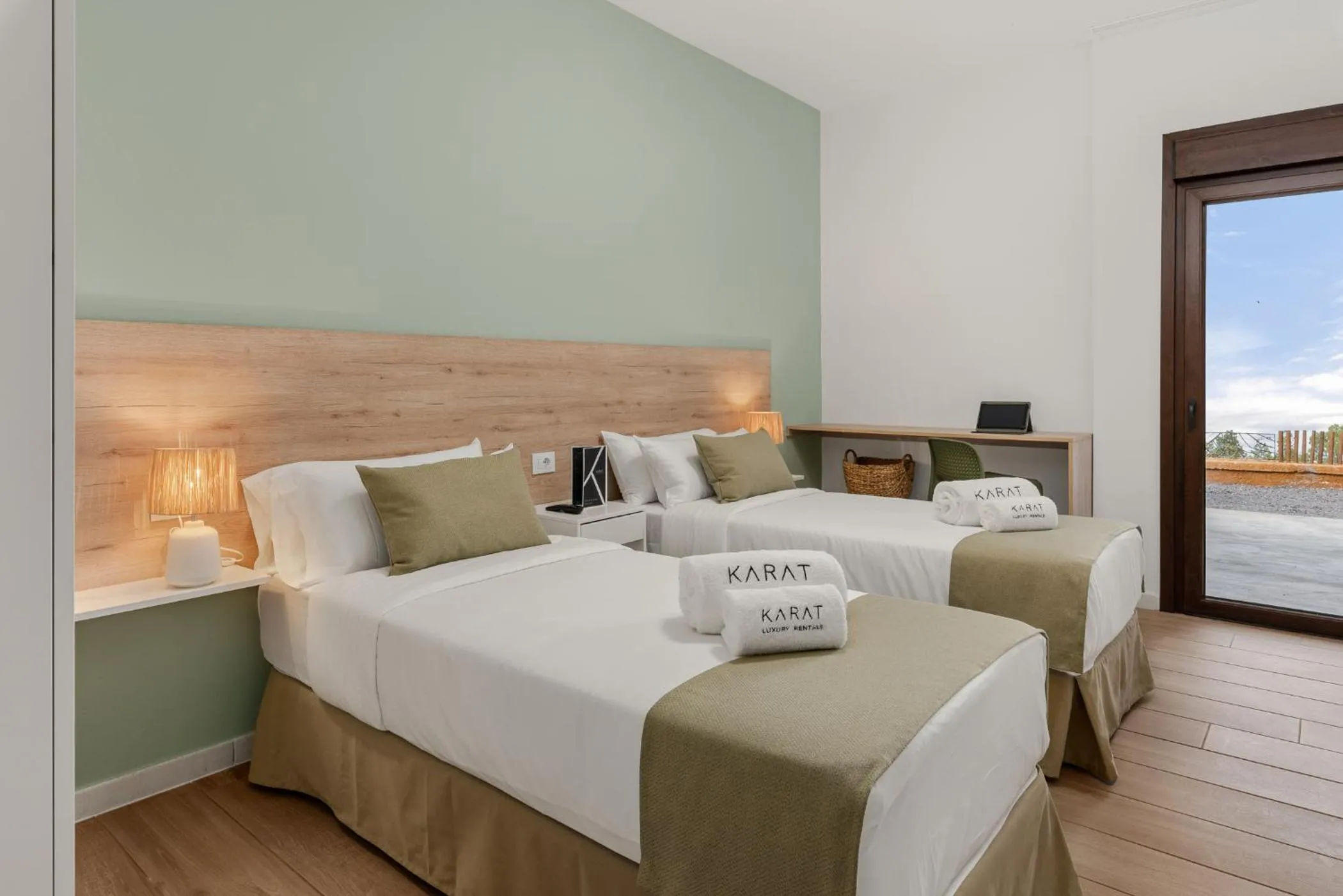 Bed in KARAT Villa Uchova