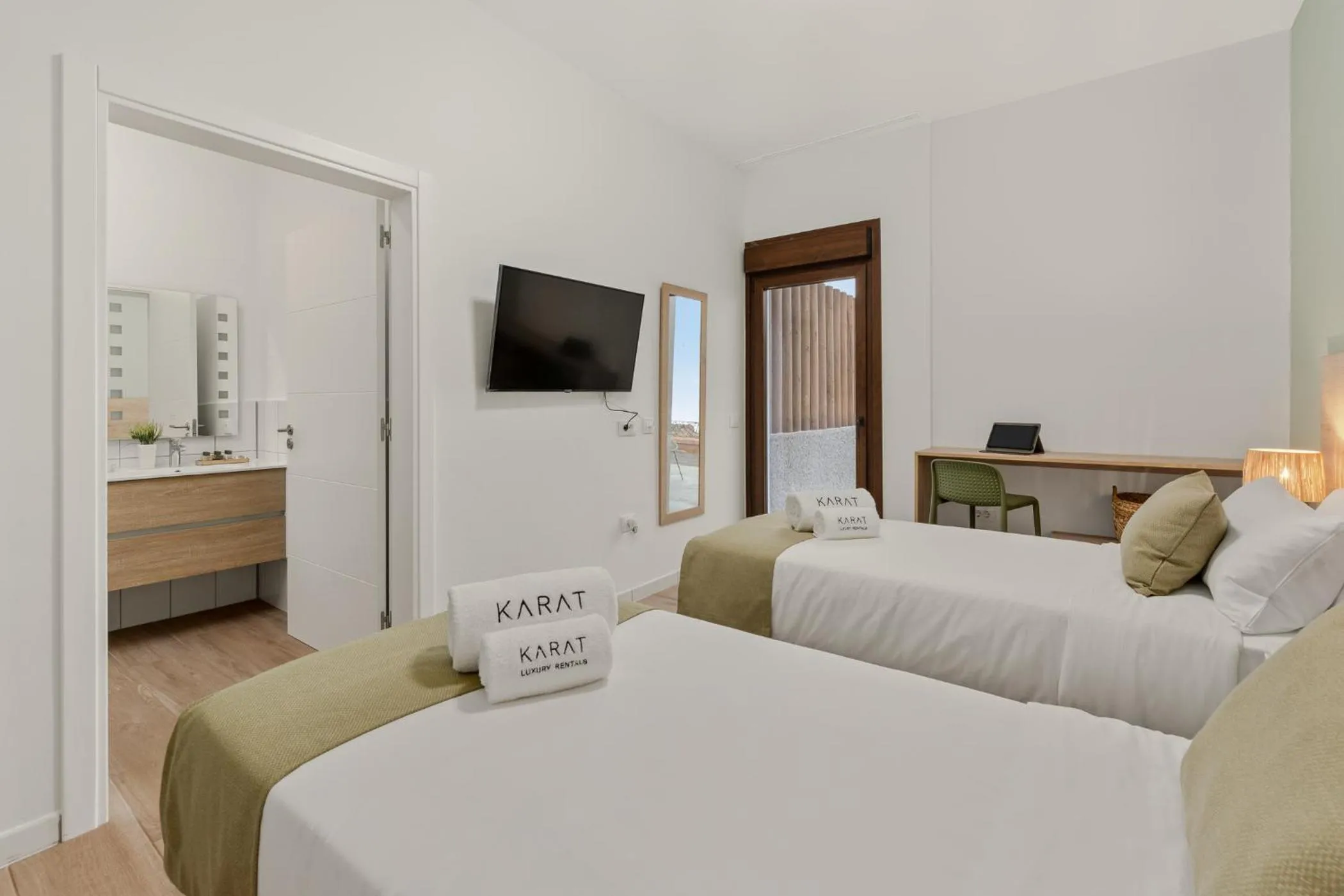 Bed in KARAT Villa Uchova