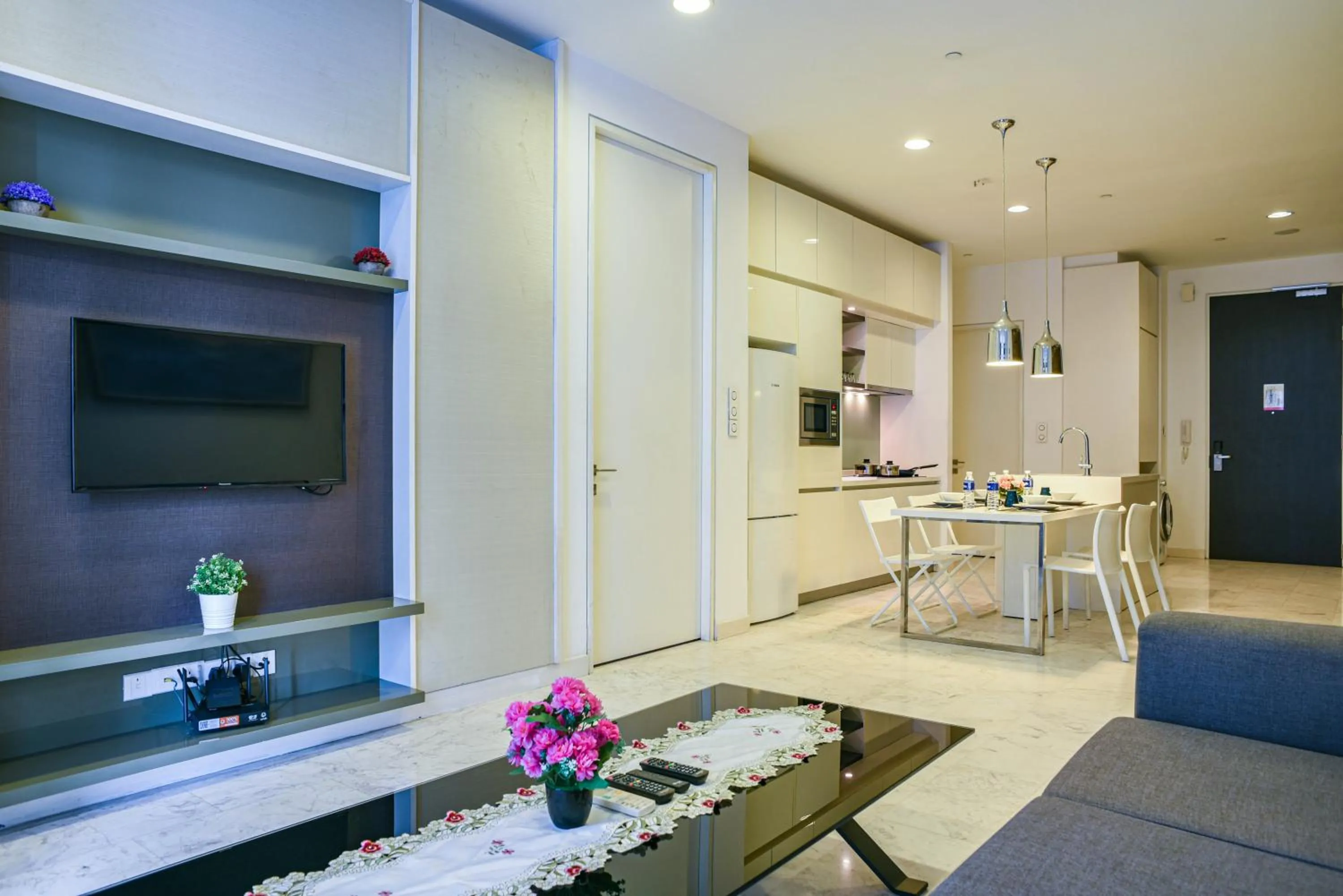 TV and multimedia in Sidemen Suites at Platinum KLCC