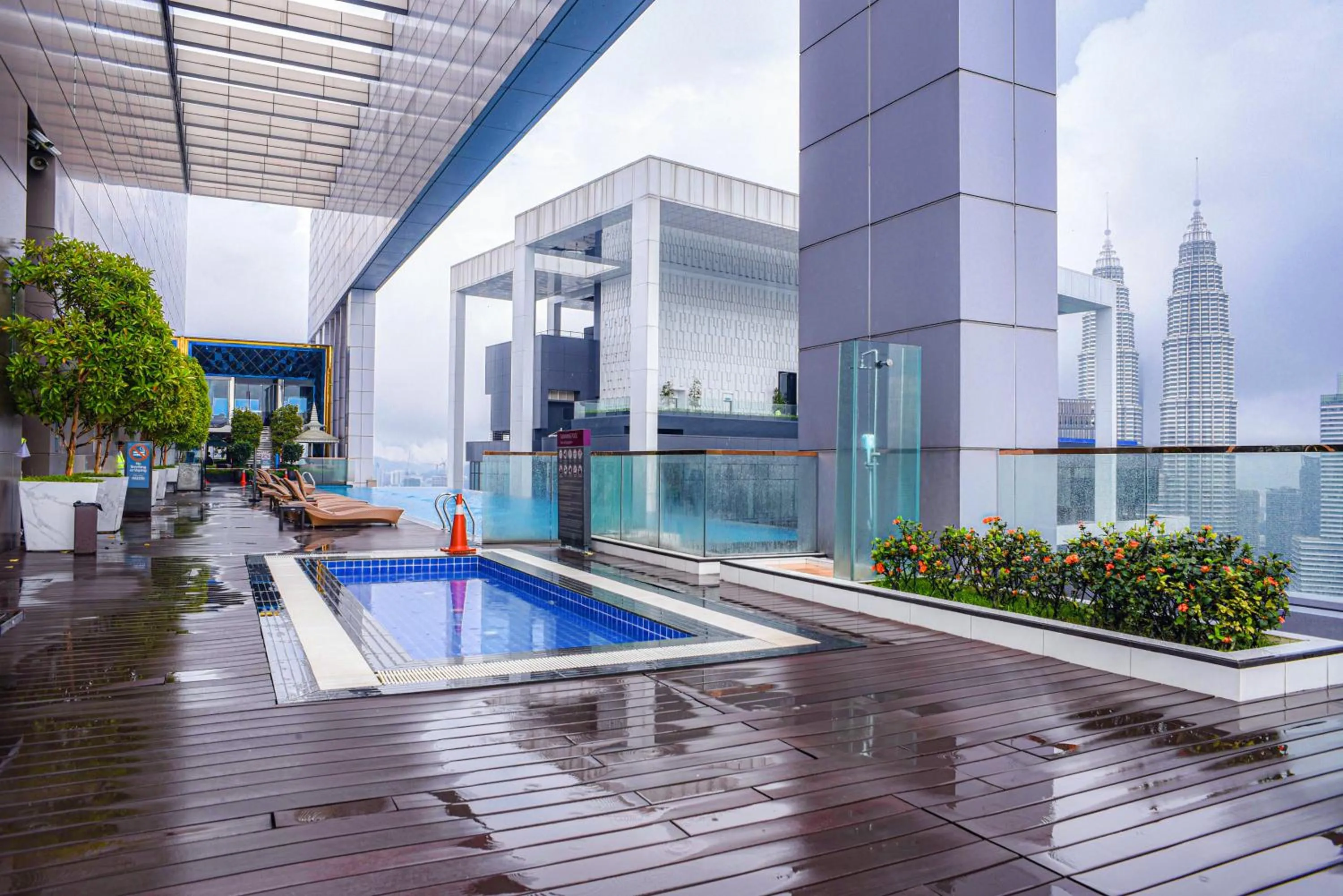 Swimming pool in Sidemen Suites at Platinum KLCC