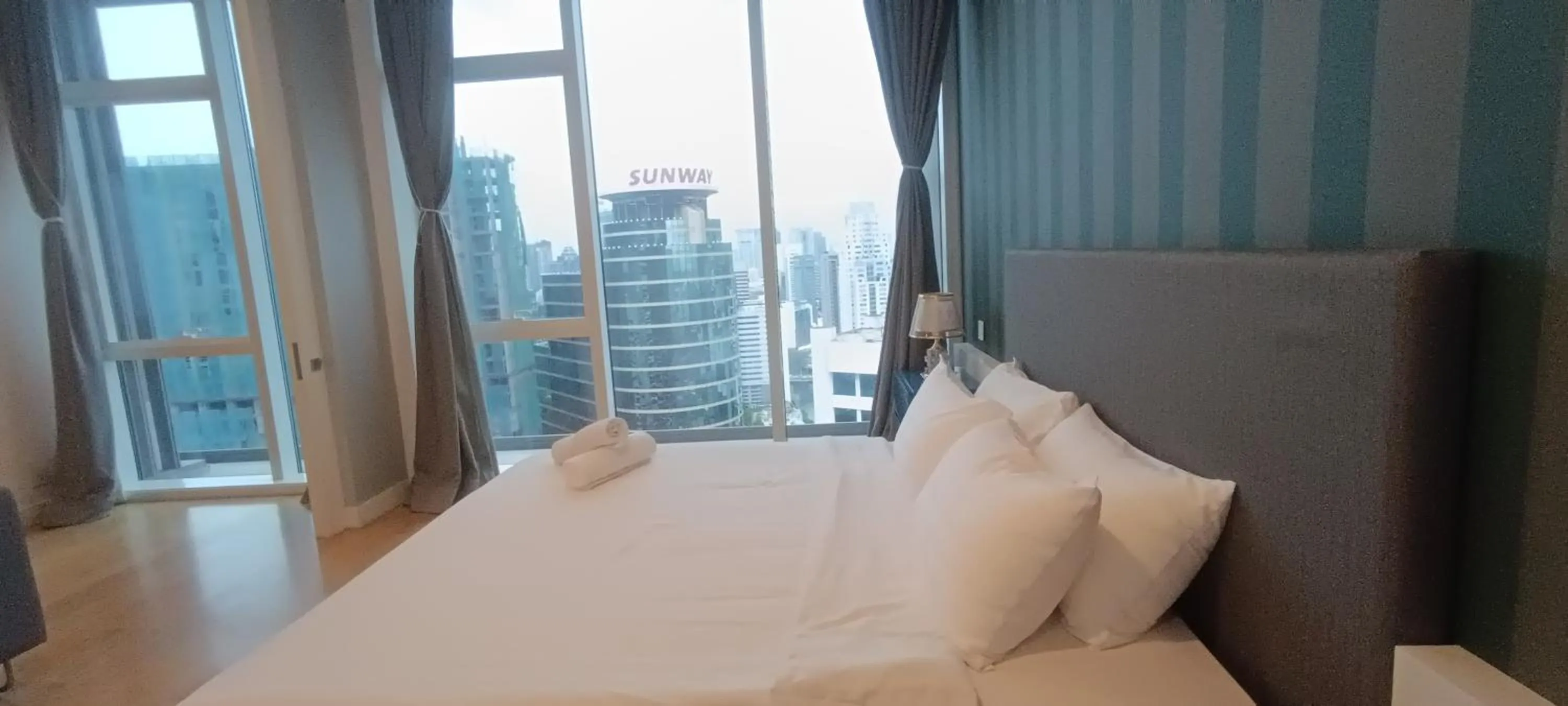Bed in Sidemen Suites at Platinum KLCC
