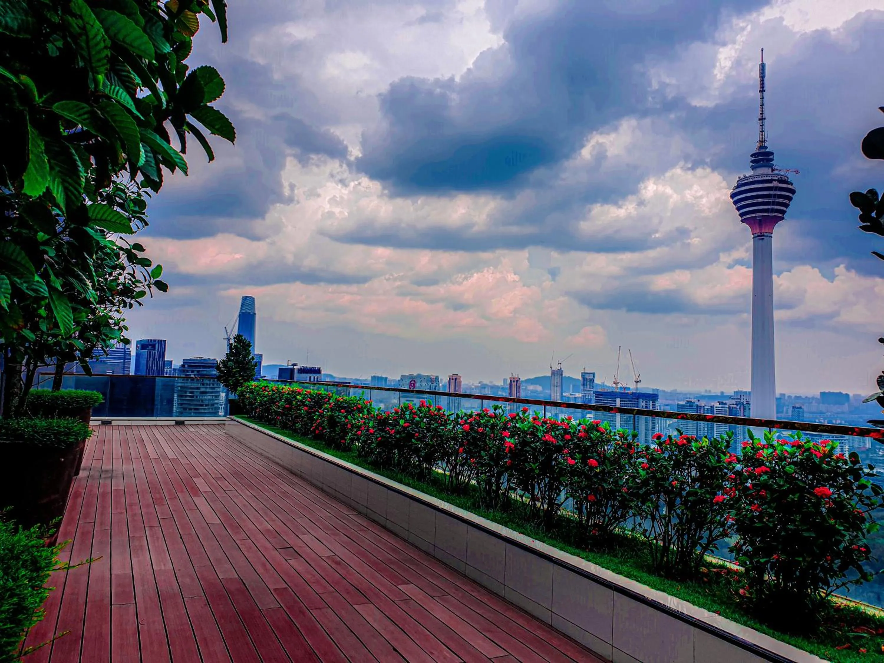 Garden view in Sidemen Suites at Platinum KLCC