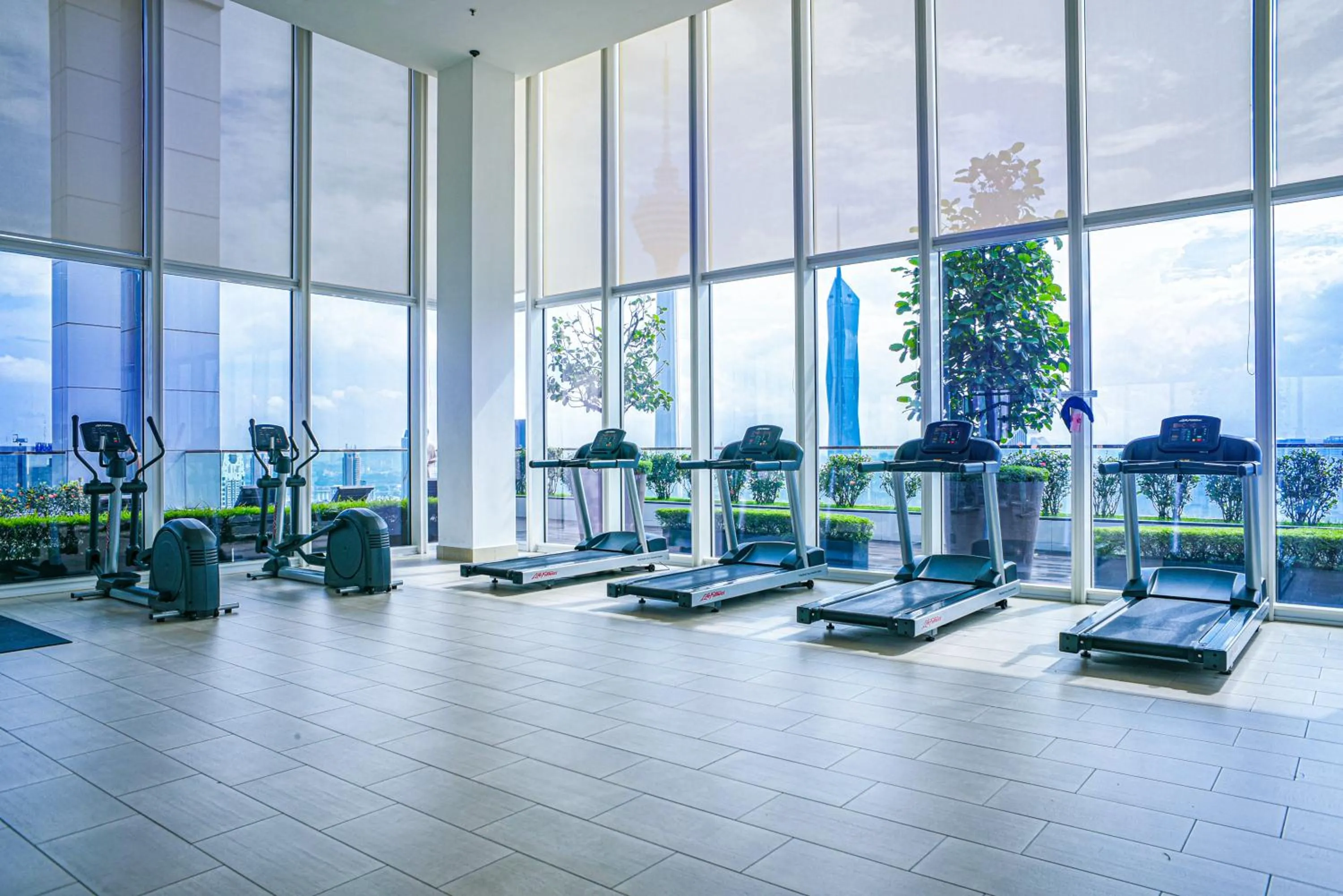 Fitness centre/facilities in Sidemen Suites at Platinum KLCC