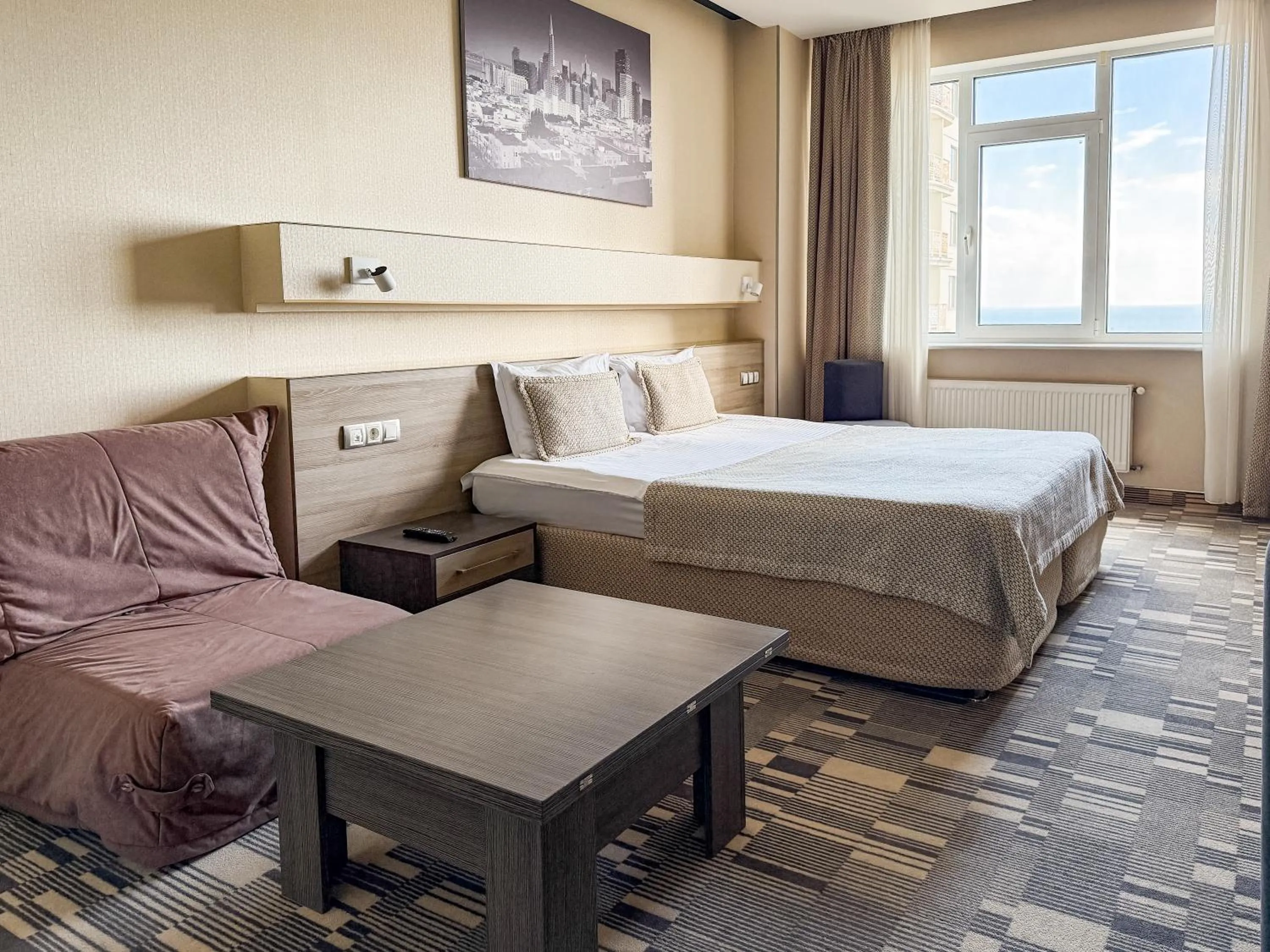 Bed in 12th Floor Apartments