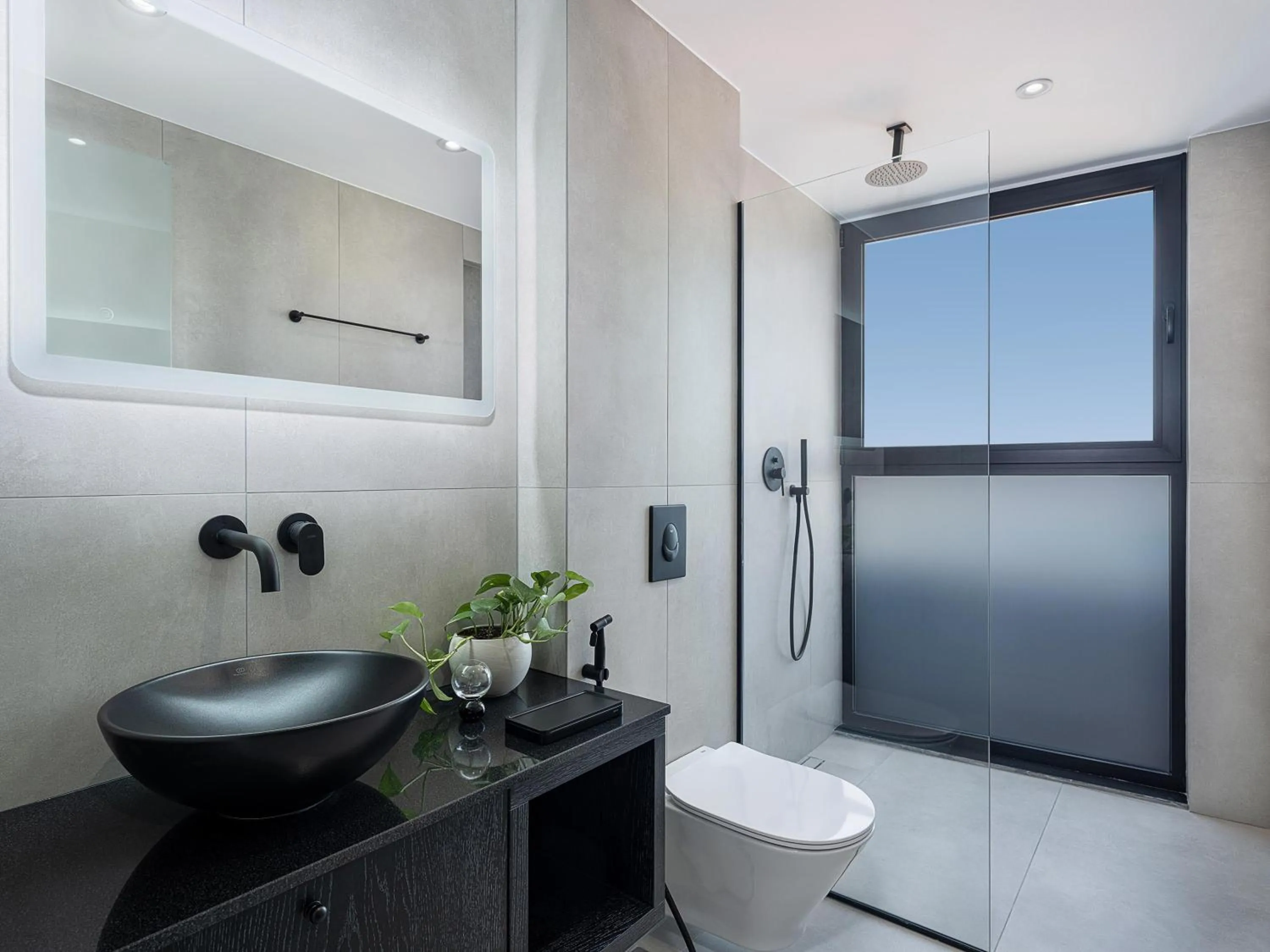 Shower in Theta Boutique Hotel