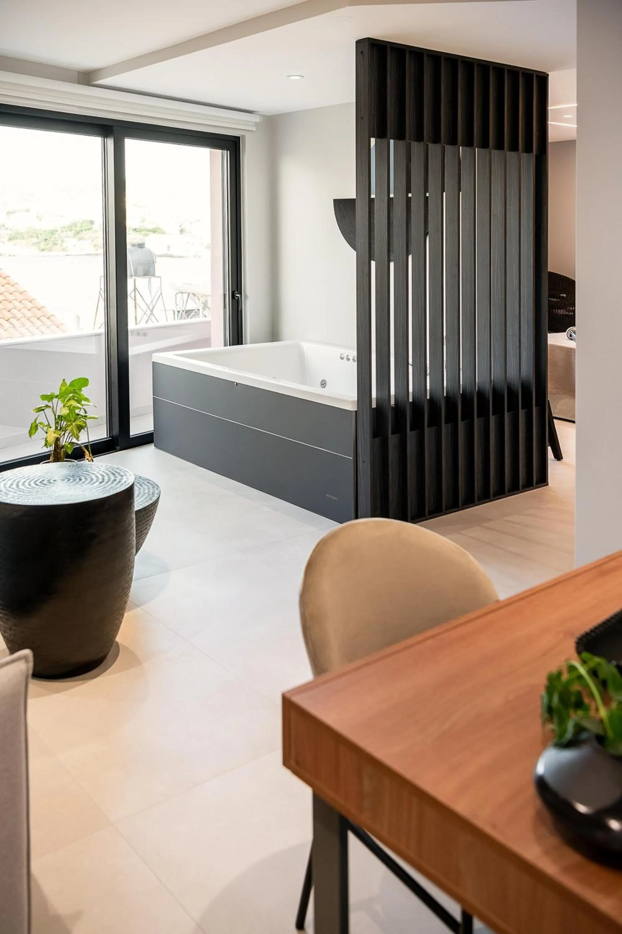 Hot Tub, Bed in Theta Boutique Hotel