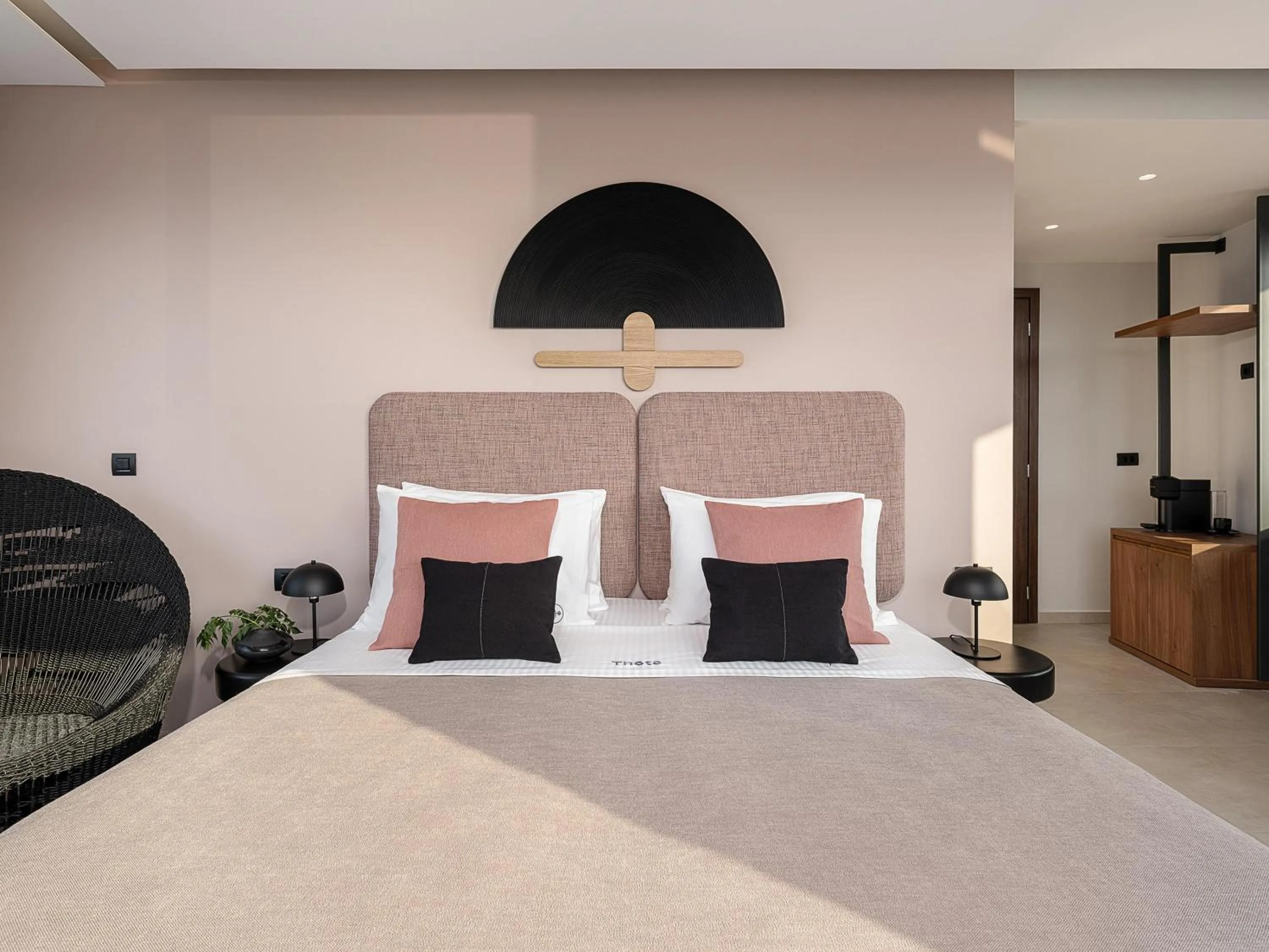 Bed in Theta Boutique Hotel