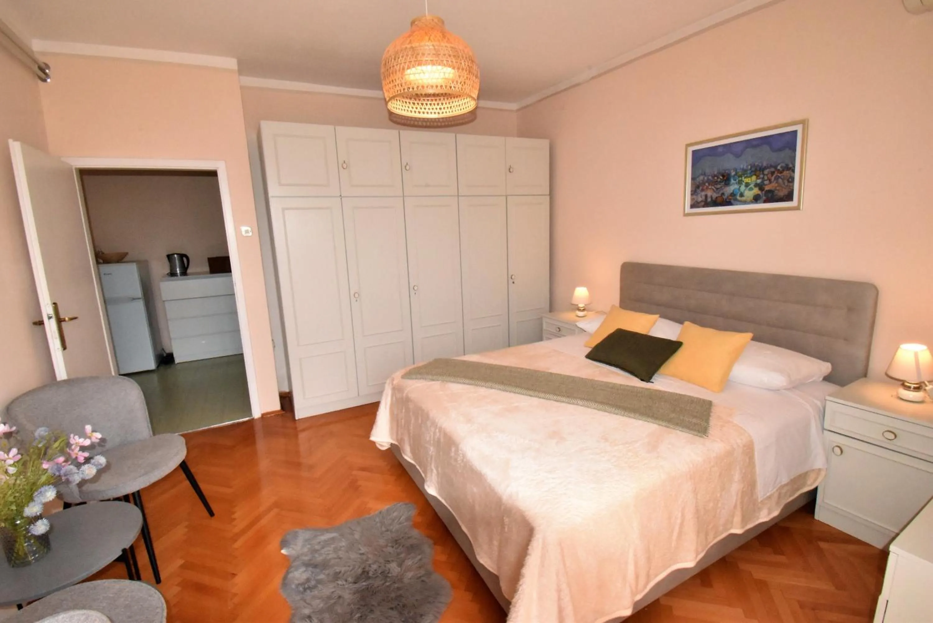 Bedroom, Bed in Guest House Kanjuo