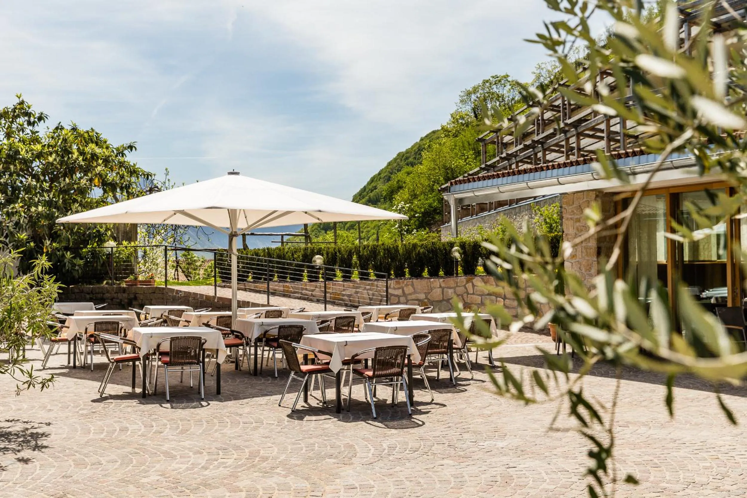 Patio in Pension Hasslhof