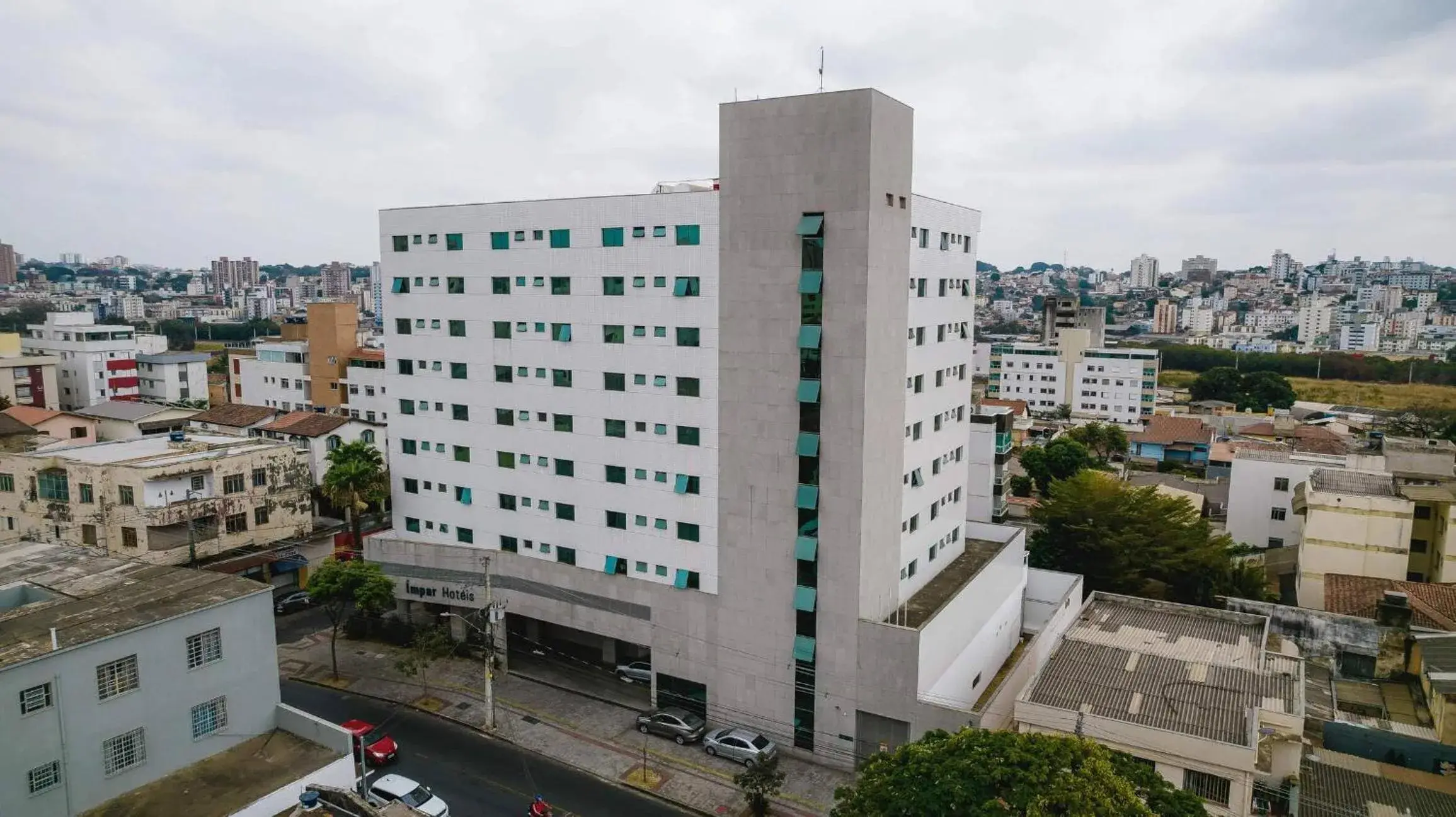 Property building in Ímpar Suítes Expominas Property building in Ímpar Suítes Expominas
