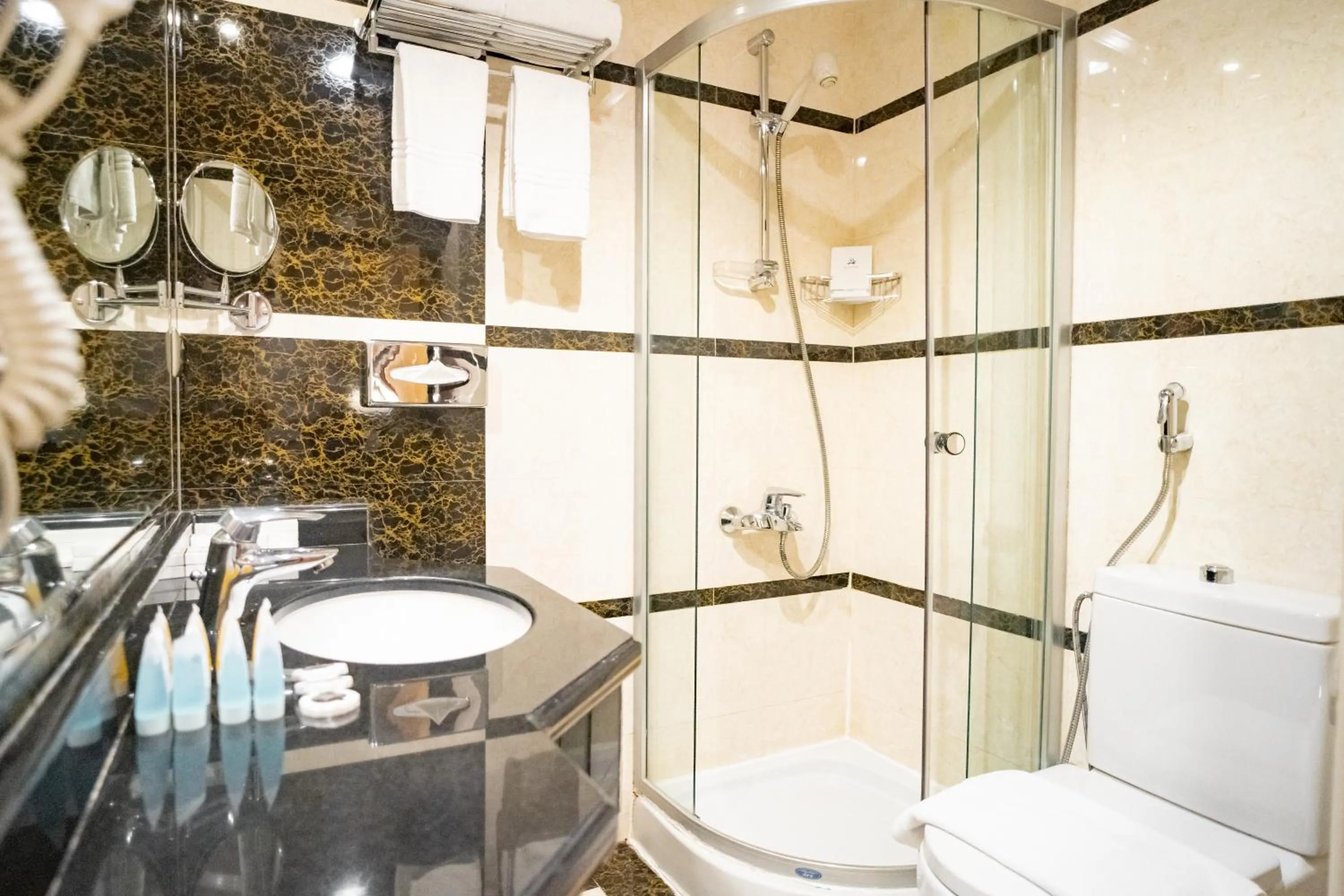 Toilet in Emaar Al Mektan Hotel