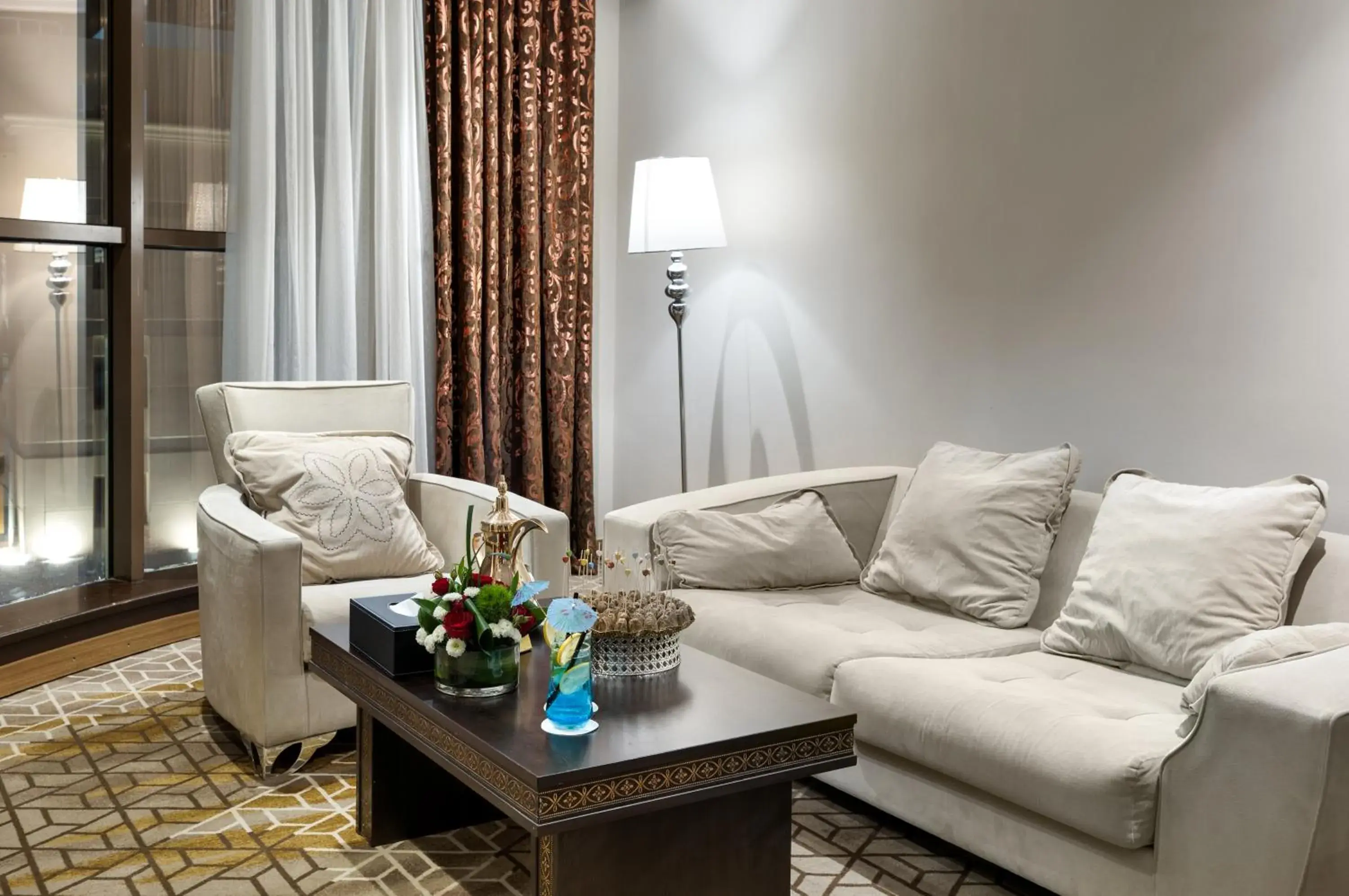 Living room in Emaar Al Mektan Hotel Living room in Emaar Al Mektan Hotel