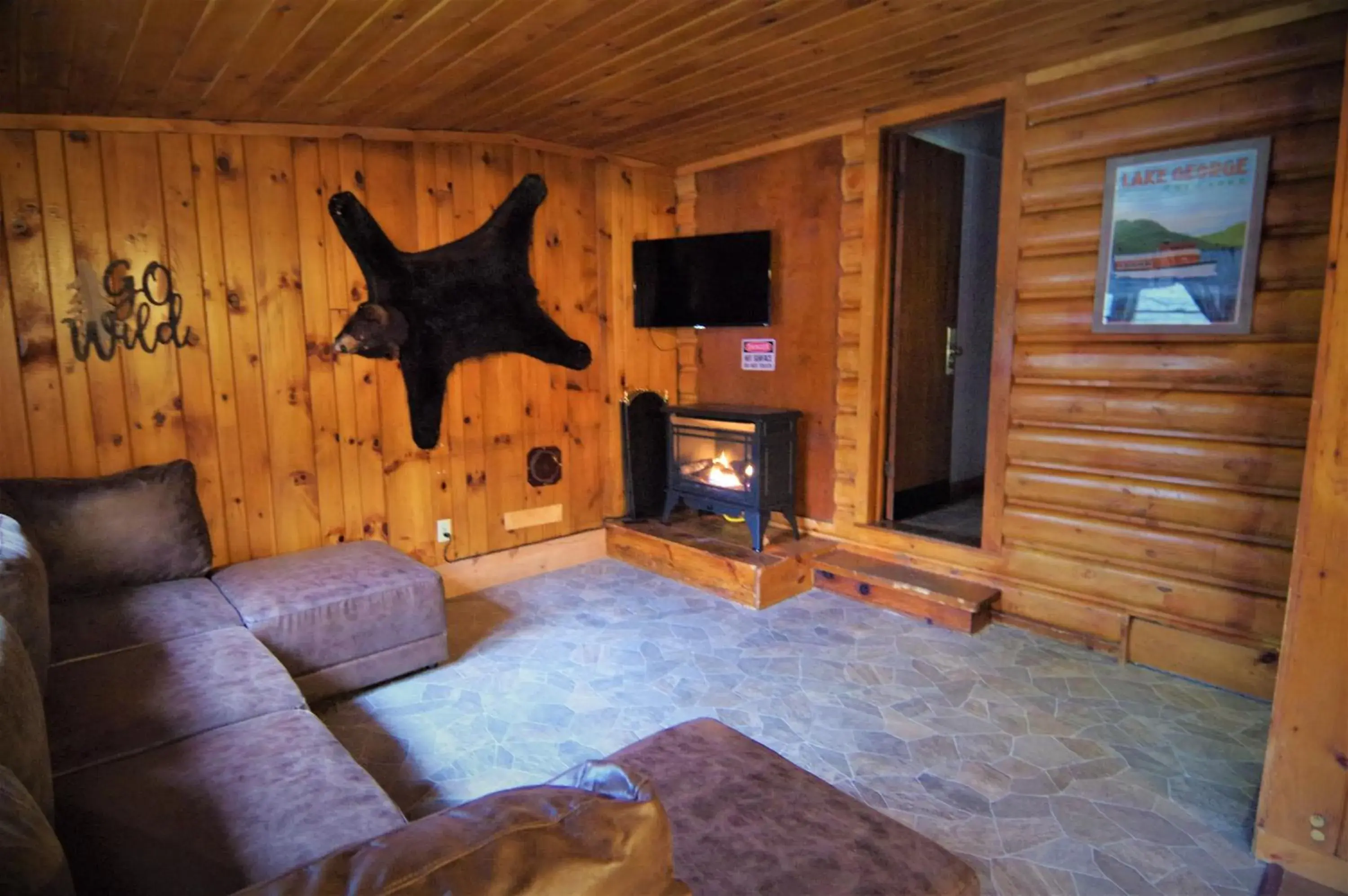 Seating Area in Adirondack Diamond Point Lodge