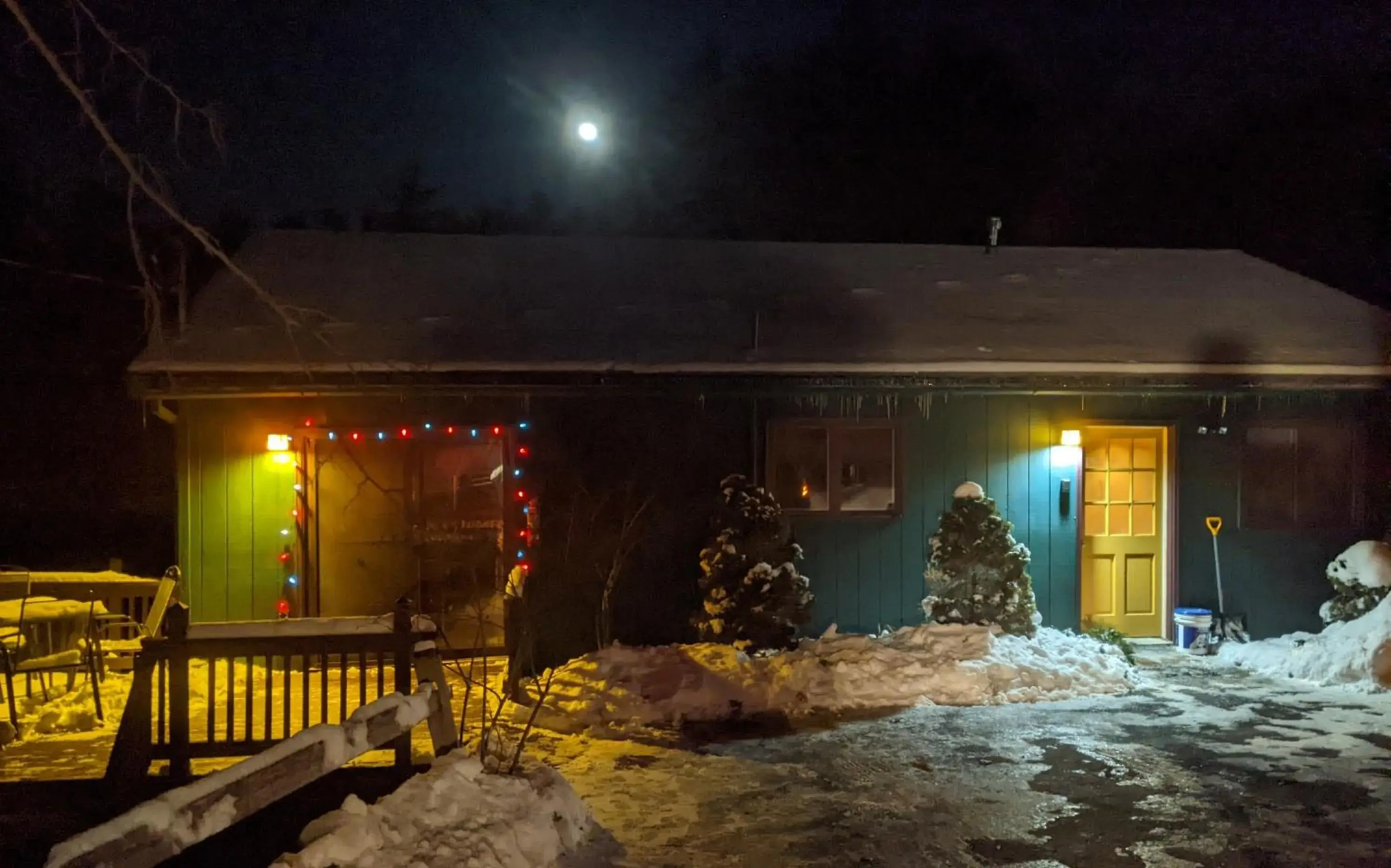 Winter in Adirondack Diamond Point Lodge