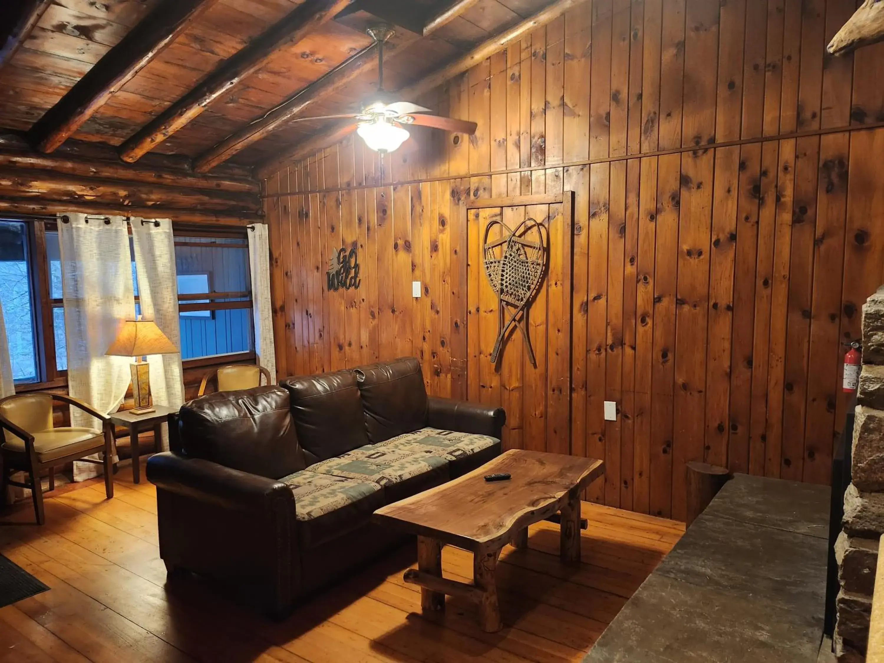 Seating Area in Adirondack Diamond Point Lodge