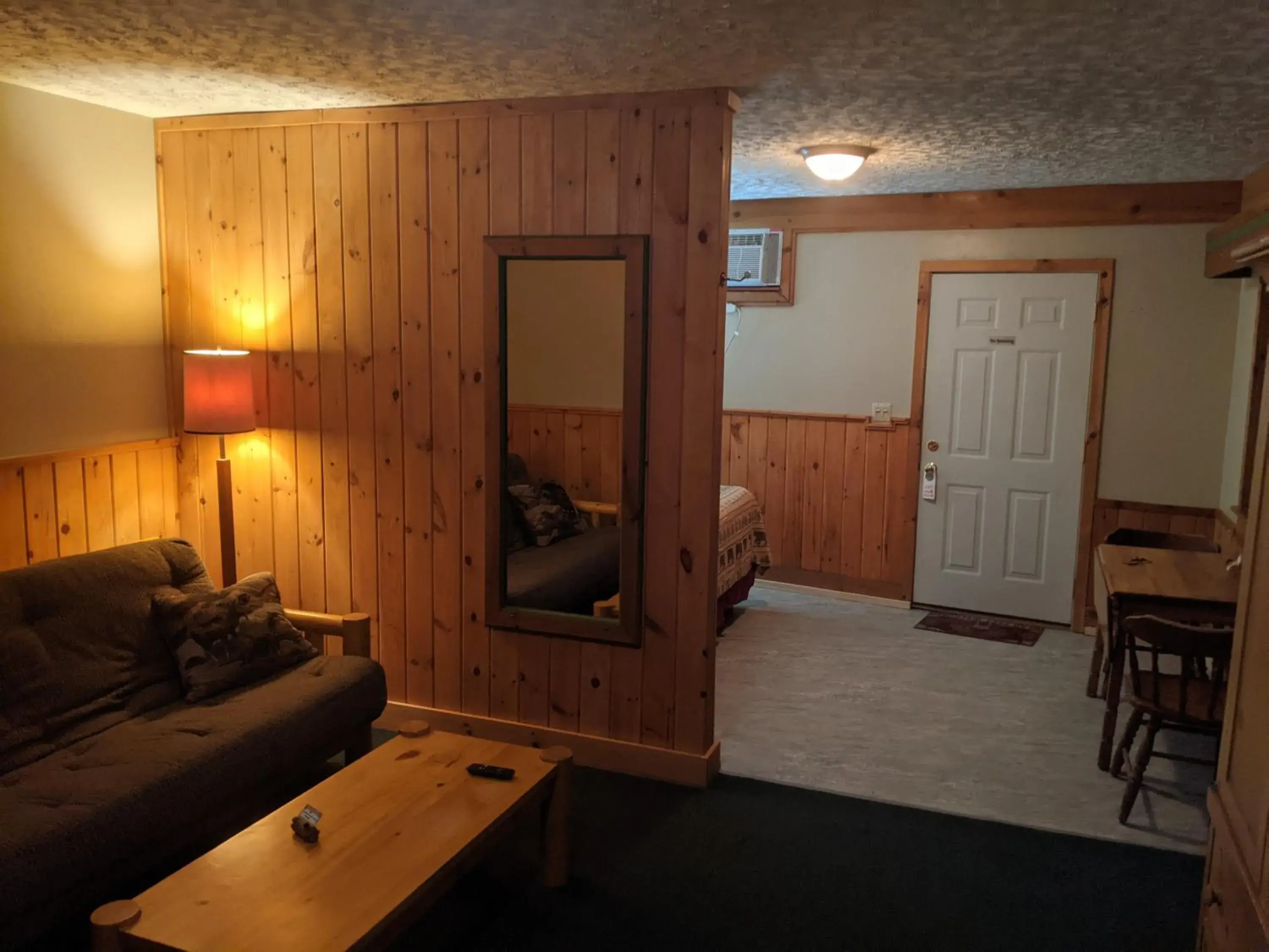 Living room in Adirondack Diamond Point Lodge