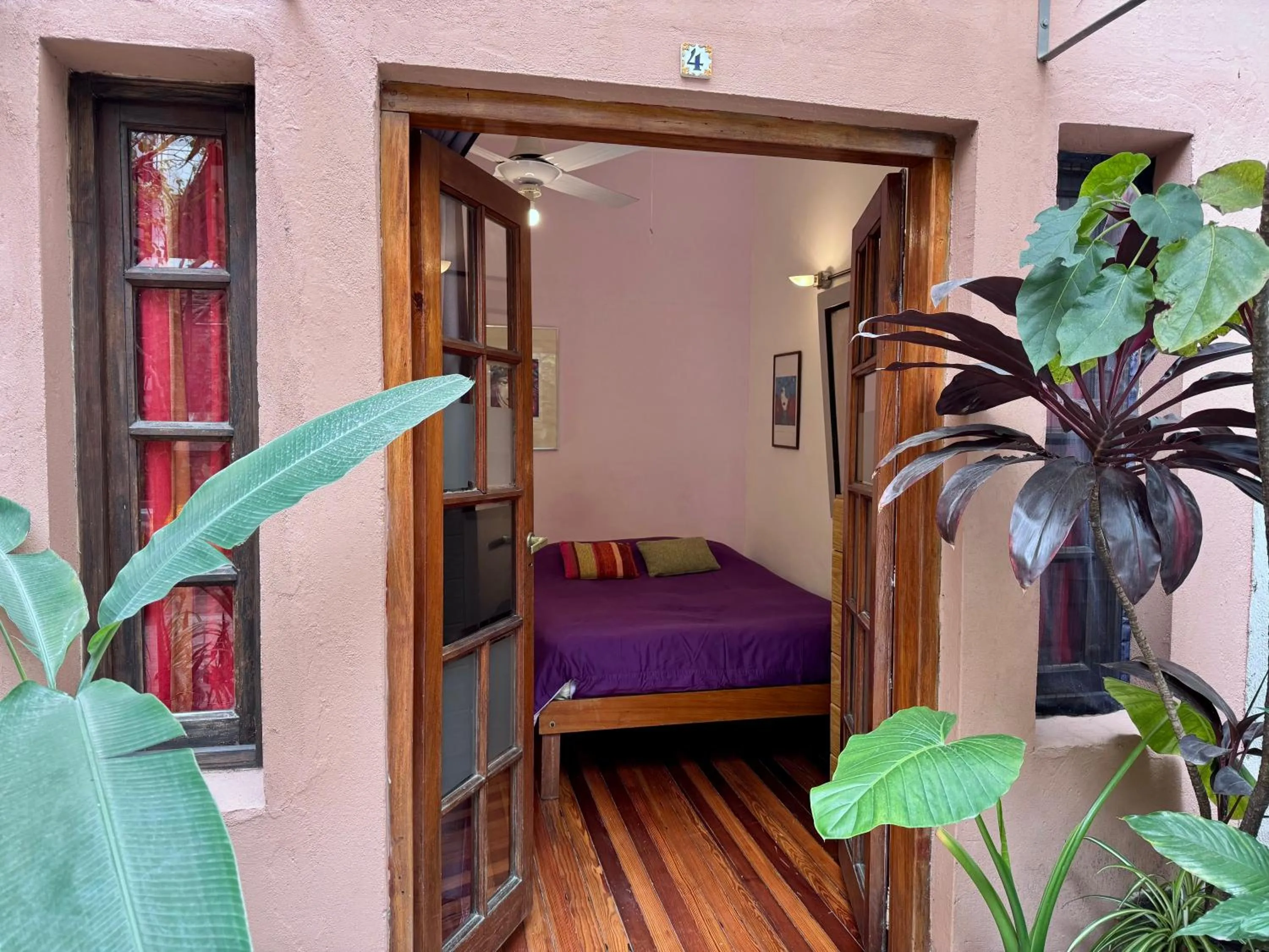 Patio, Bed in Lina's Tango Guesthouse