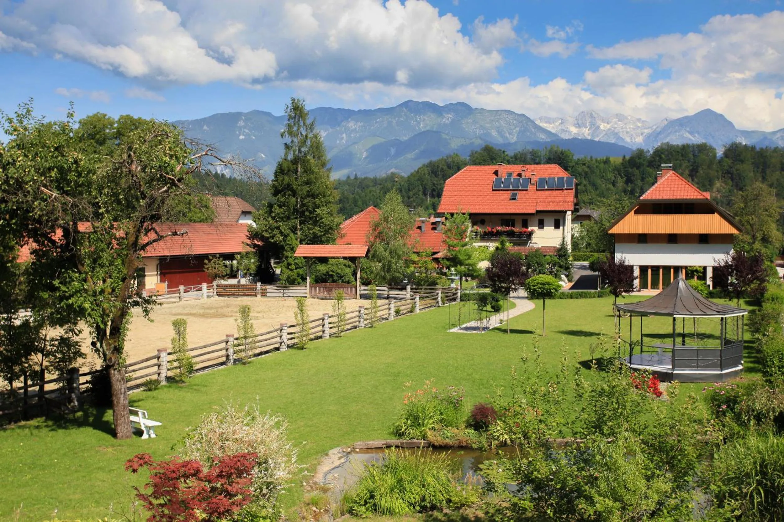 Garden in Penzion Repnik