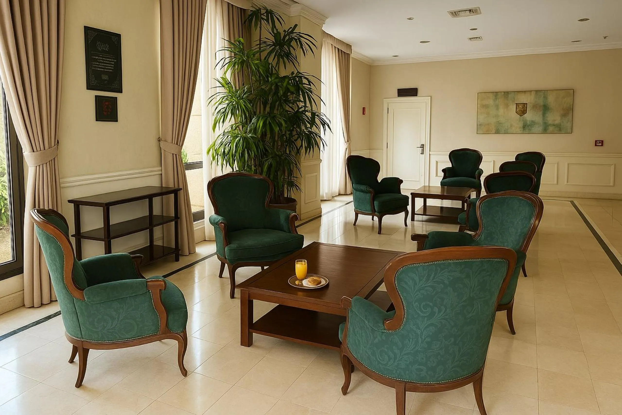 Lobby or reception in Elegance Suítes Alvorada