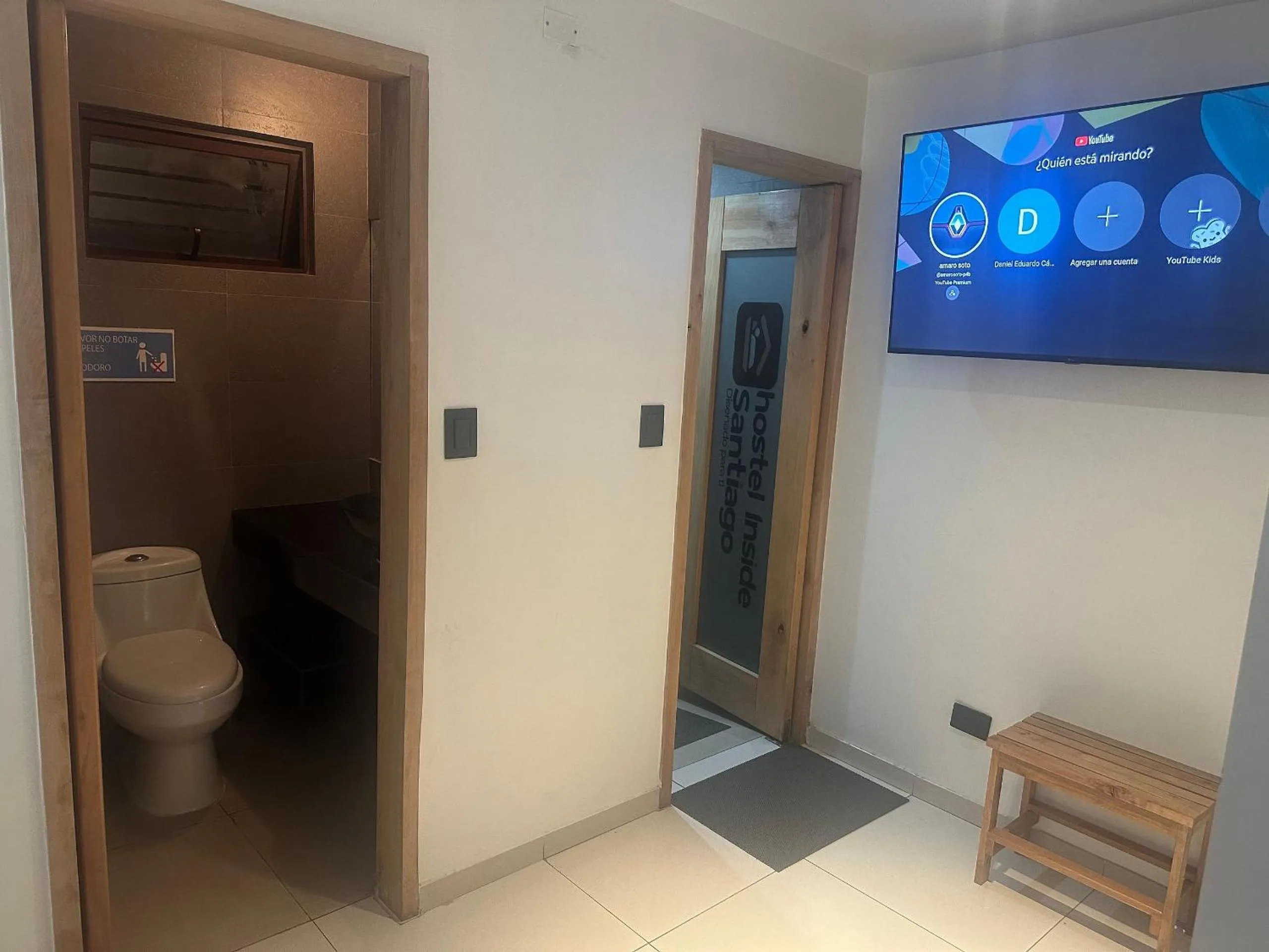 Toilet in Hotel Inside Santiago, Diseñado para ti.