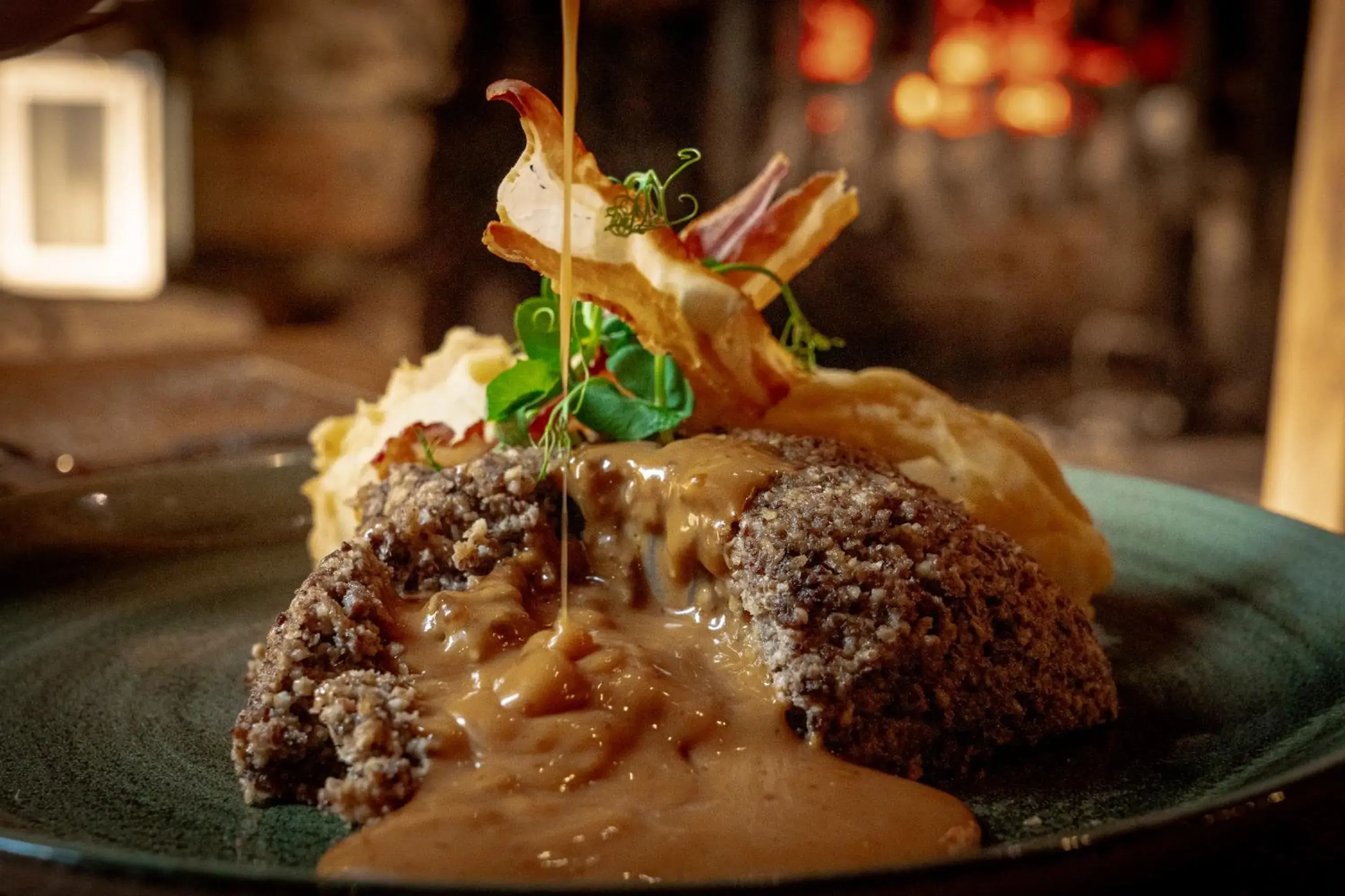 Food close-up in Oak Tree Inn Food close-up in Oak Tree Inn