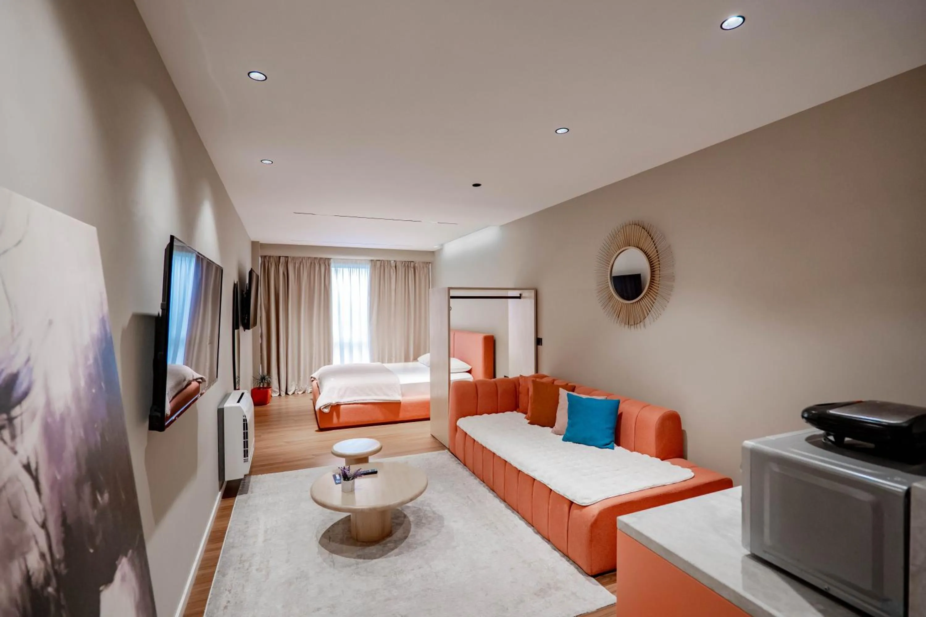 Photo of the whole room in Agate Hotel Tirana
