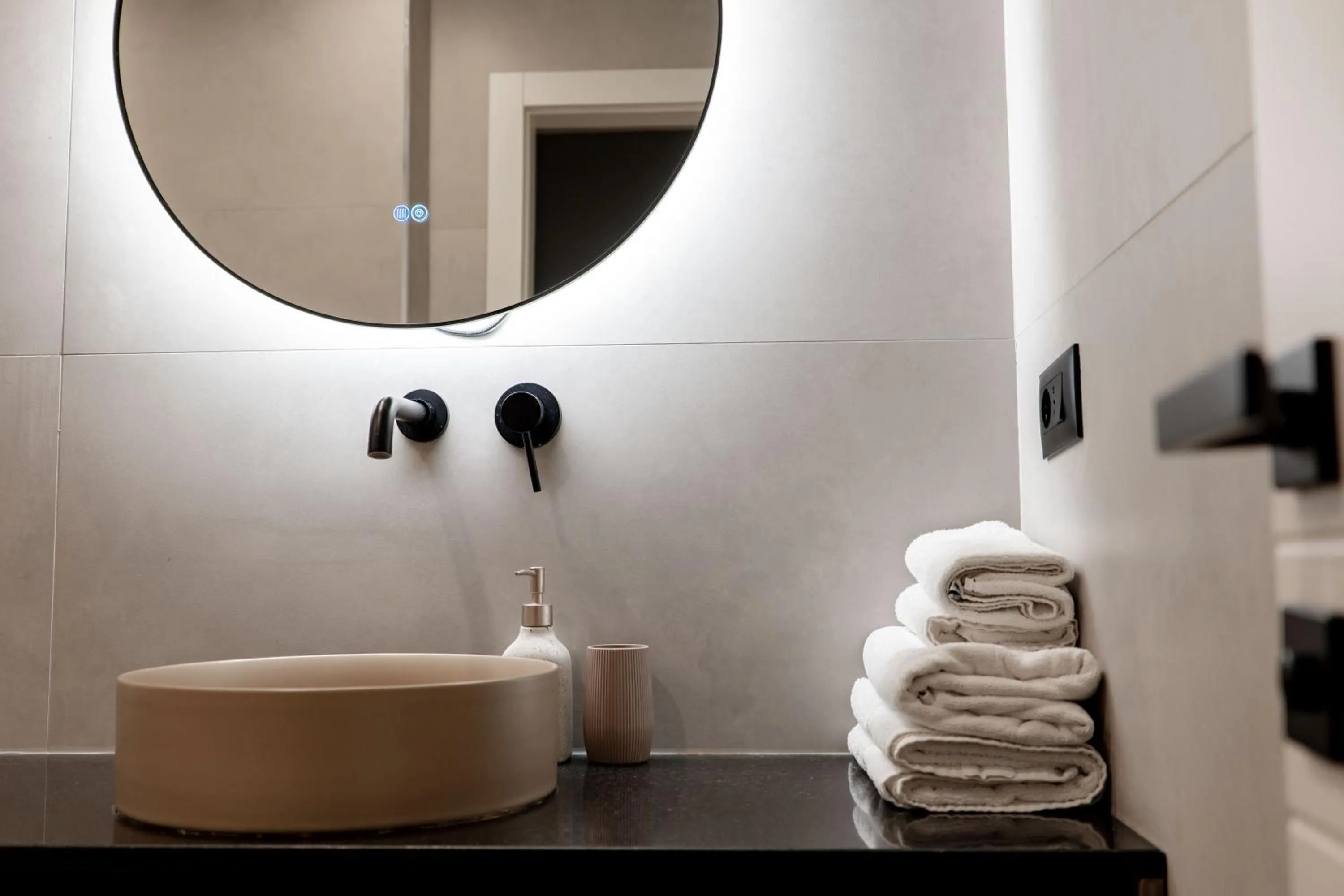 Bathroom in Agate Hotel Tirana